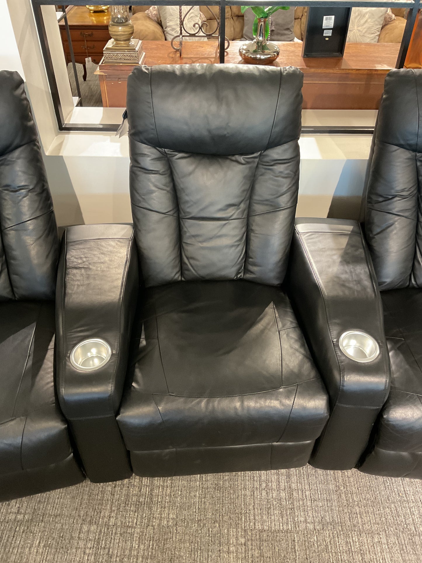 Coaster Company Genuine Leather Pavilion Recliner Set