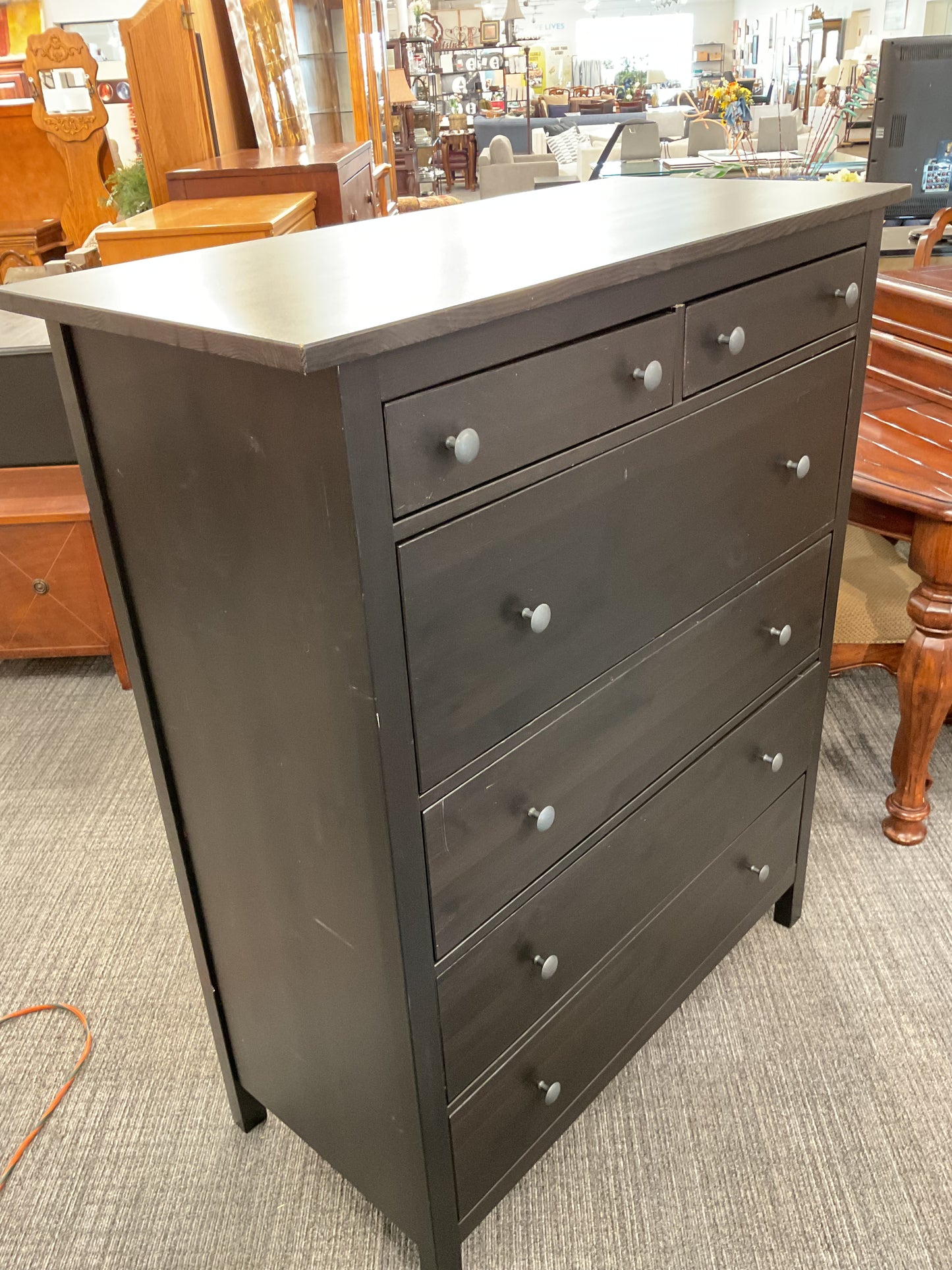 Black Knight Tall Boy Dresser