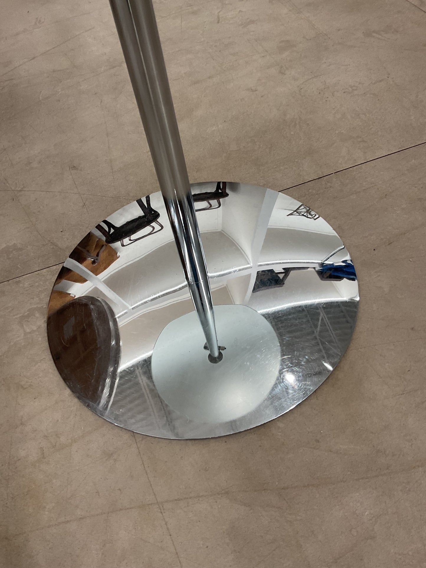 Fogged Glass End Table