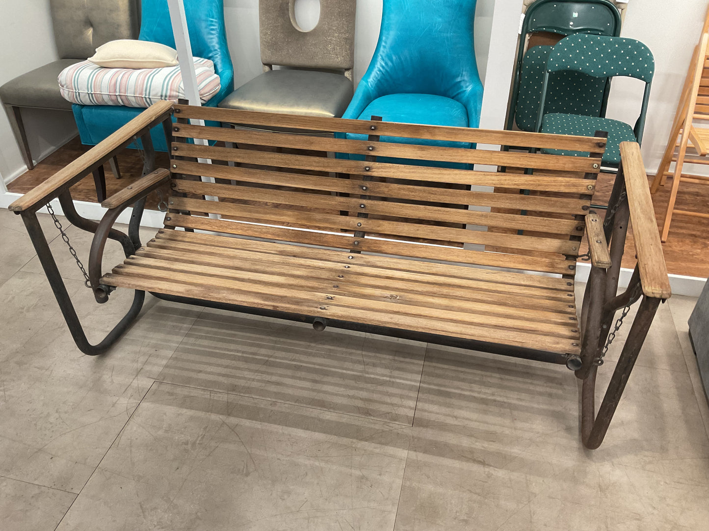 Outdoor Patio Glider Bench