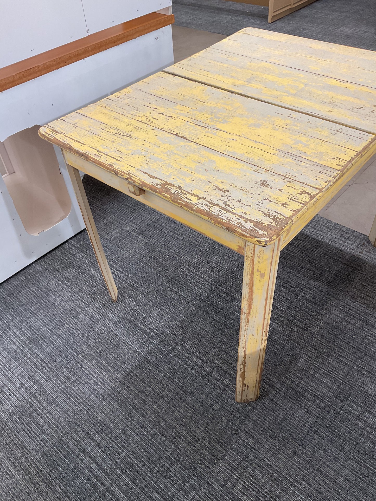 Yellow Picket Table