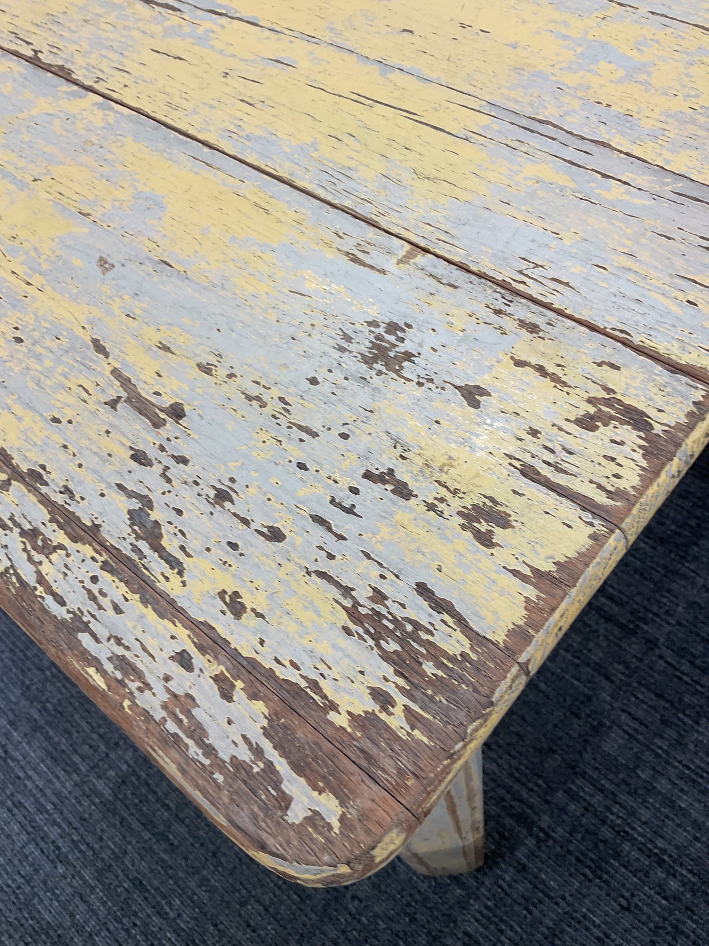 Yellow Picket Table