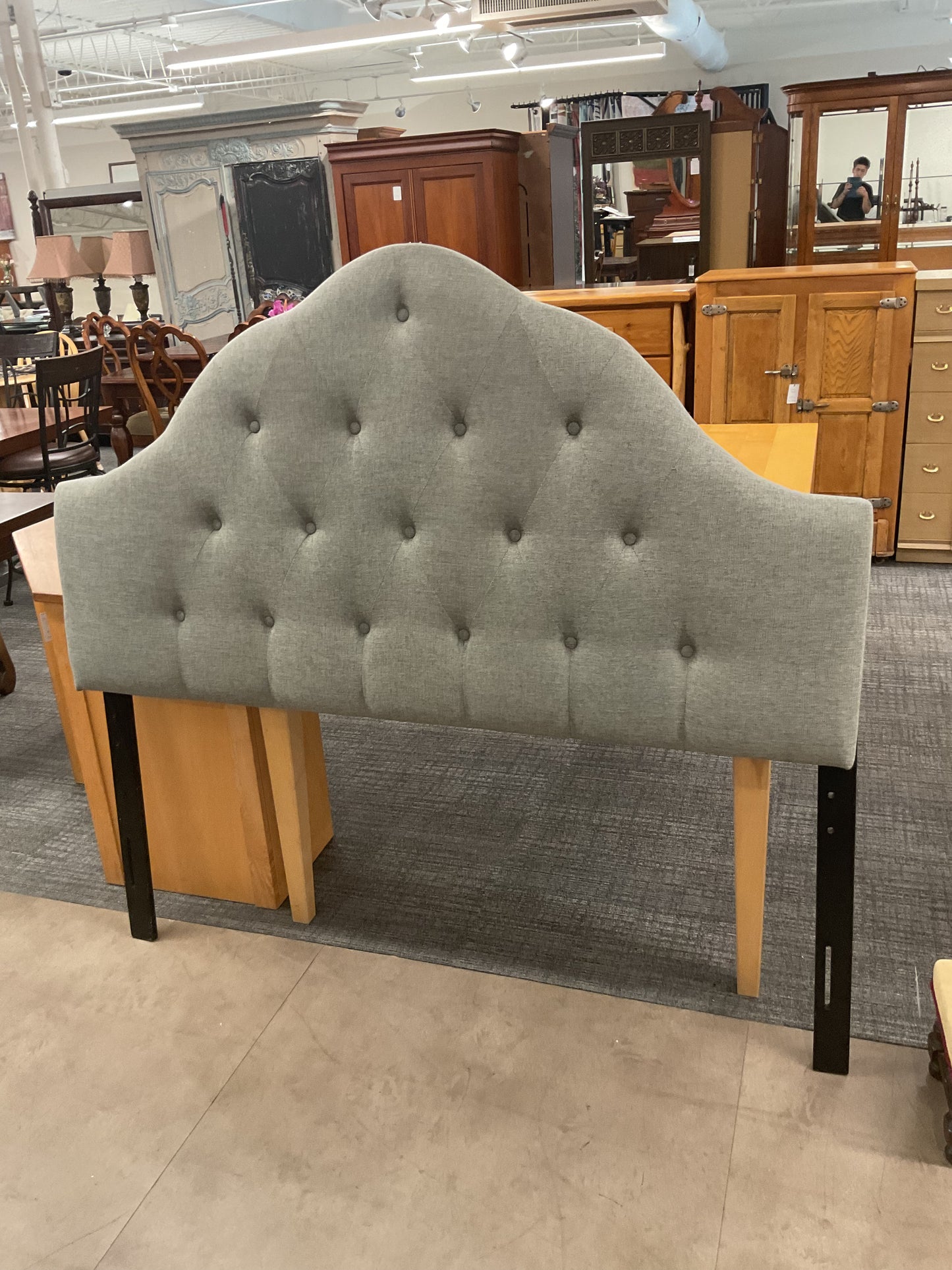 Gray Bae Queen Headboard