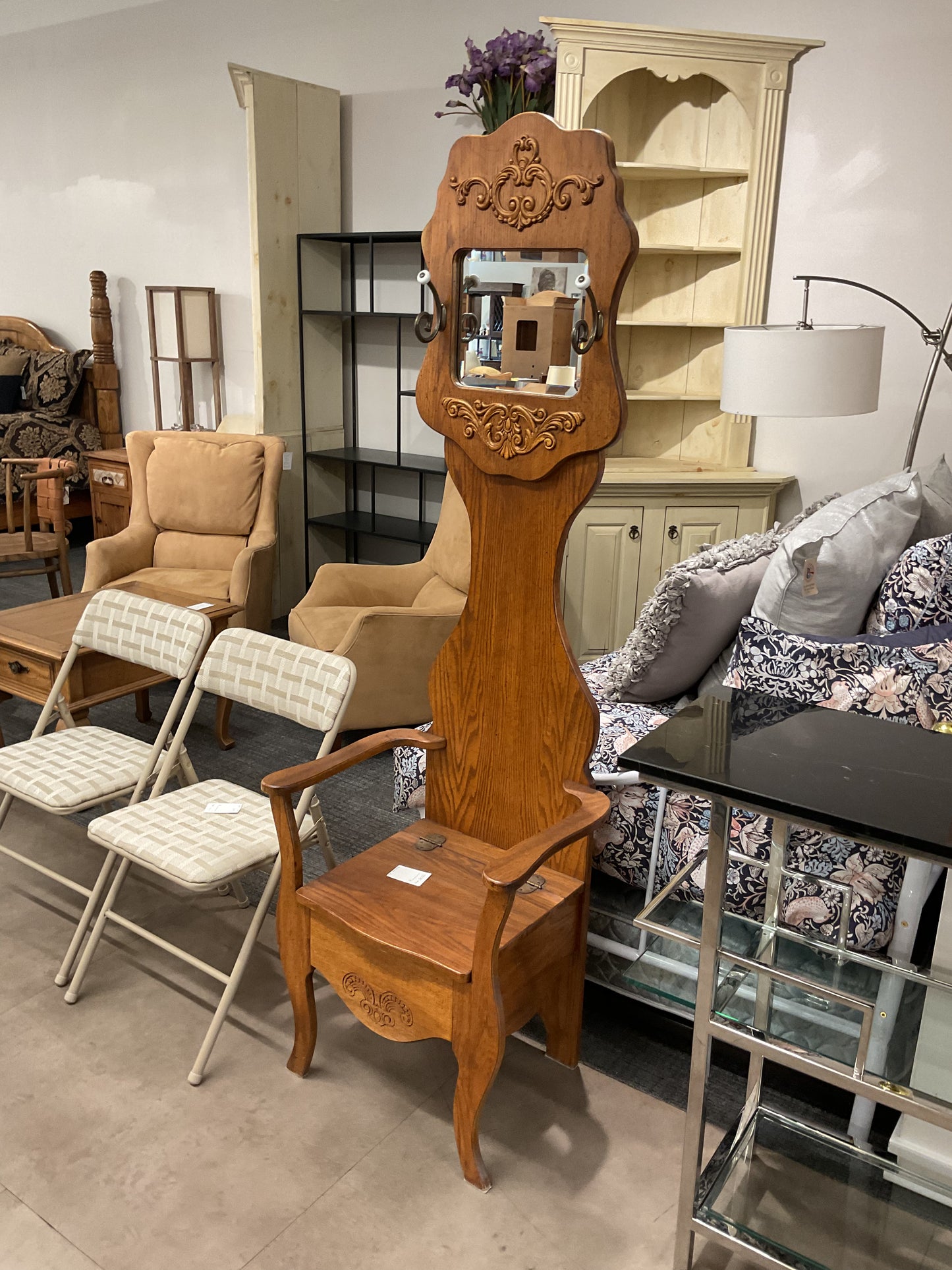Antique Entryway Chair