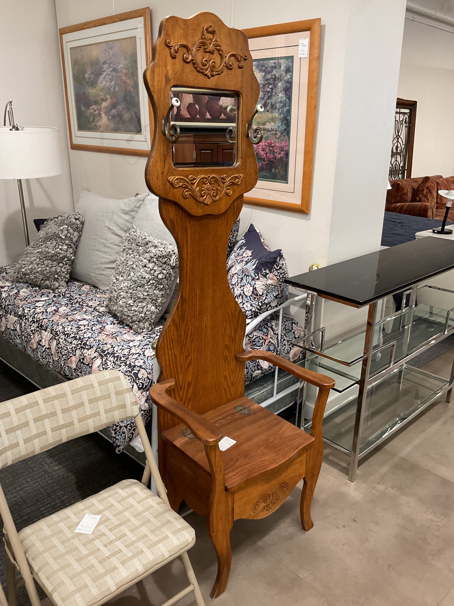 Antique Entryway Chair