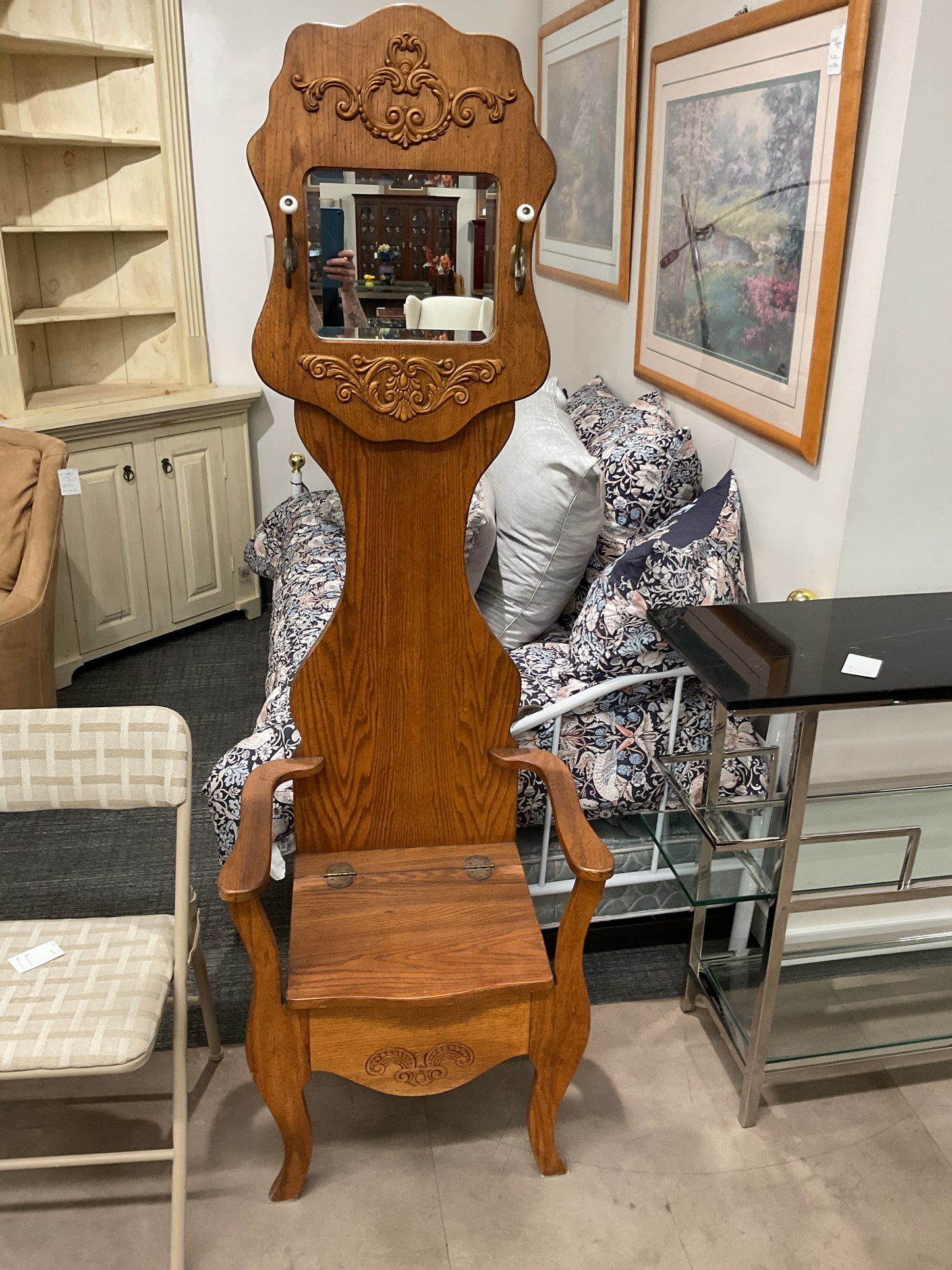Antique Entryway Chair