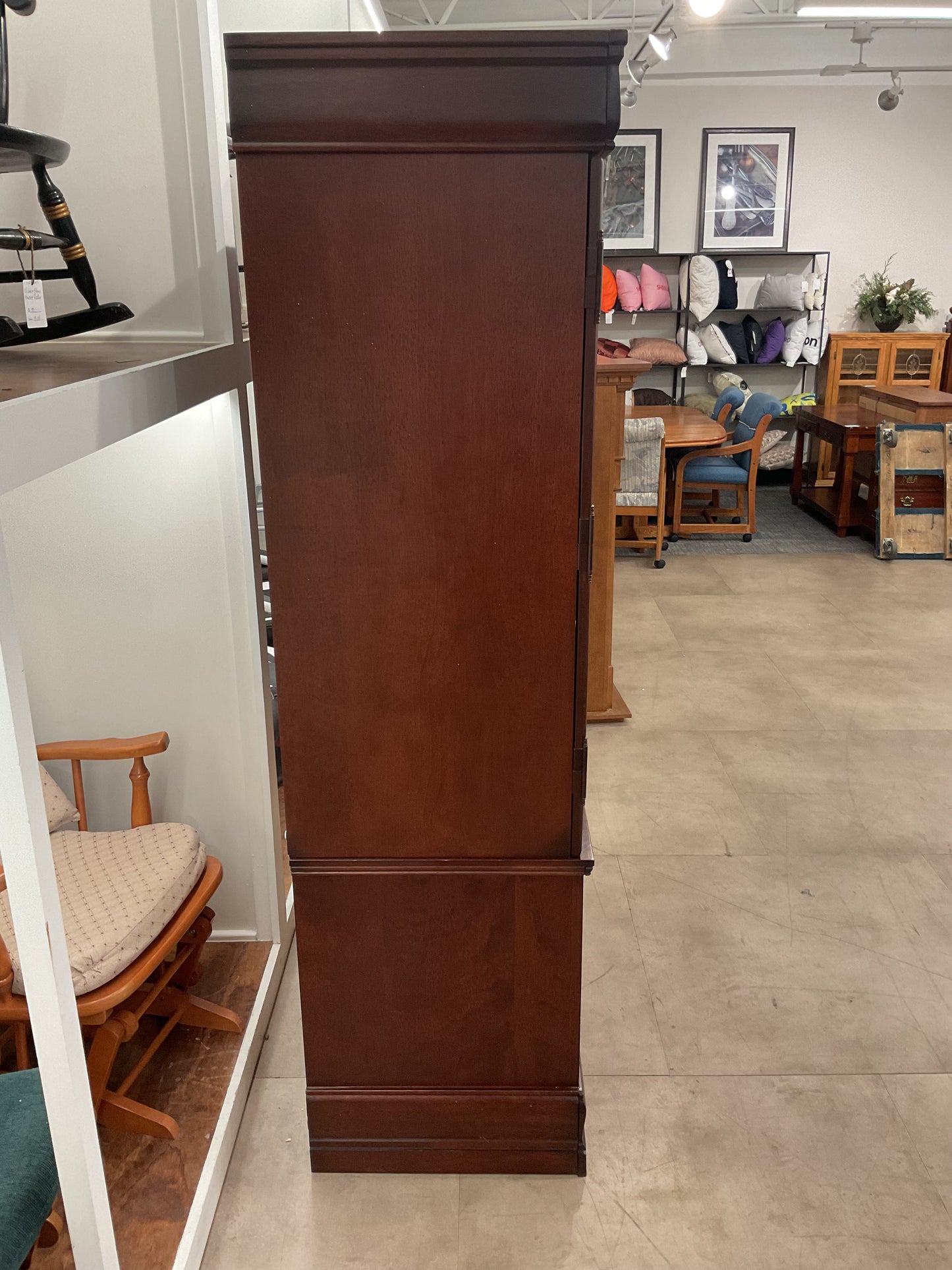 Dark Brown 2 Piece Armoire