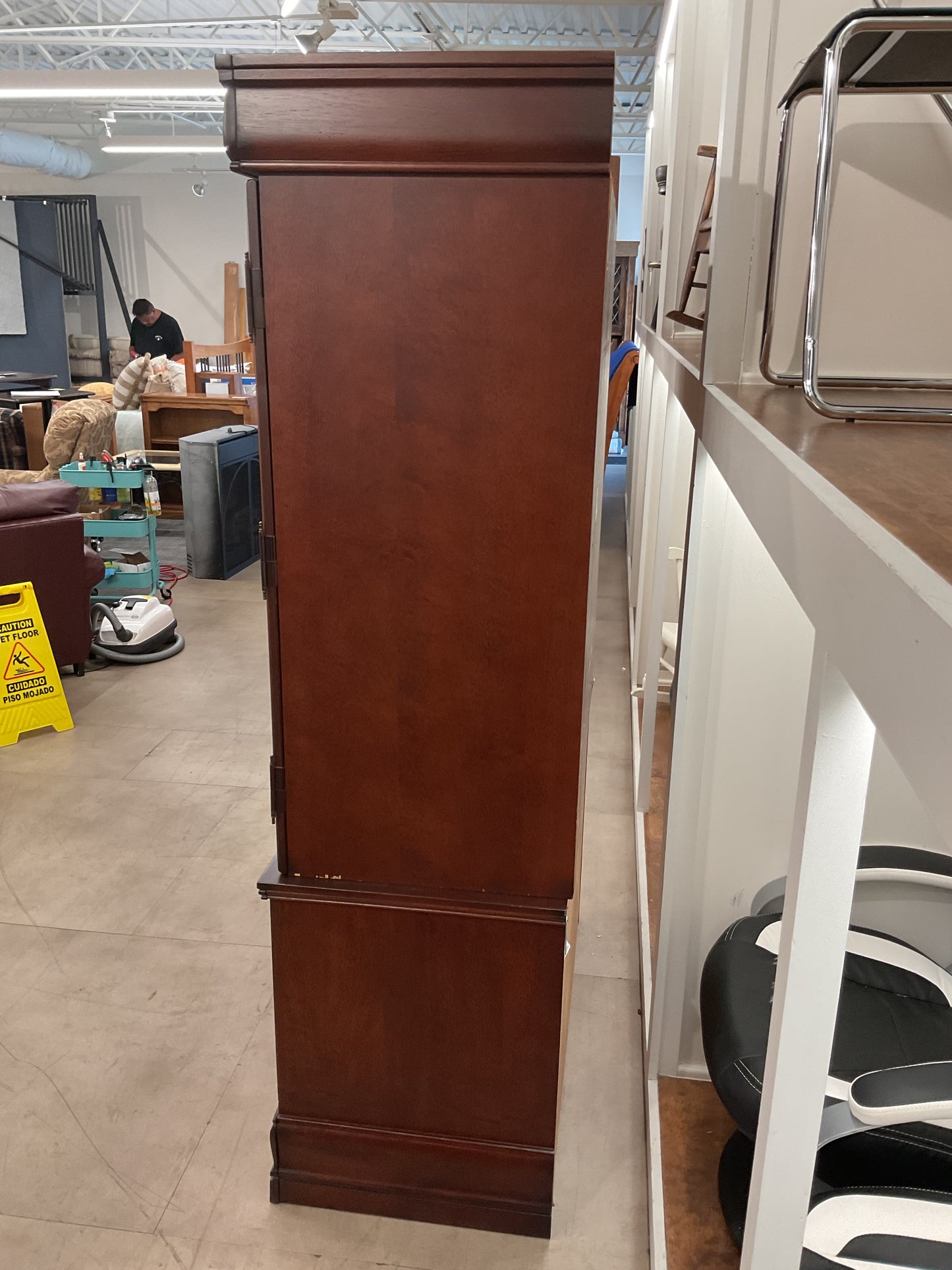 Dark Brown 2 Piece Armoire