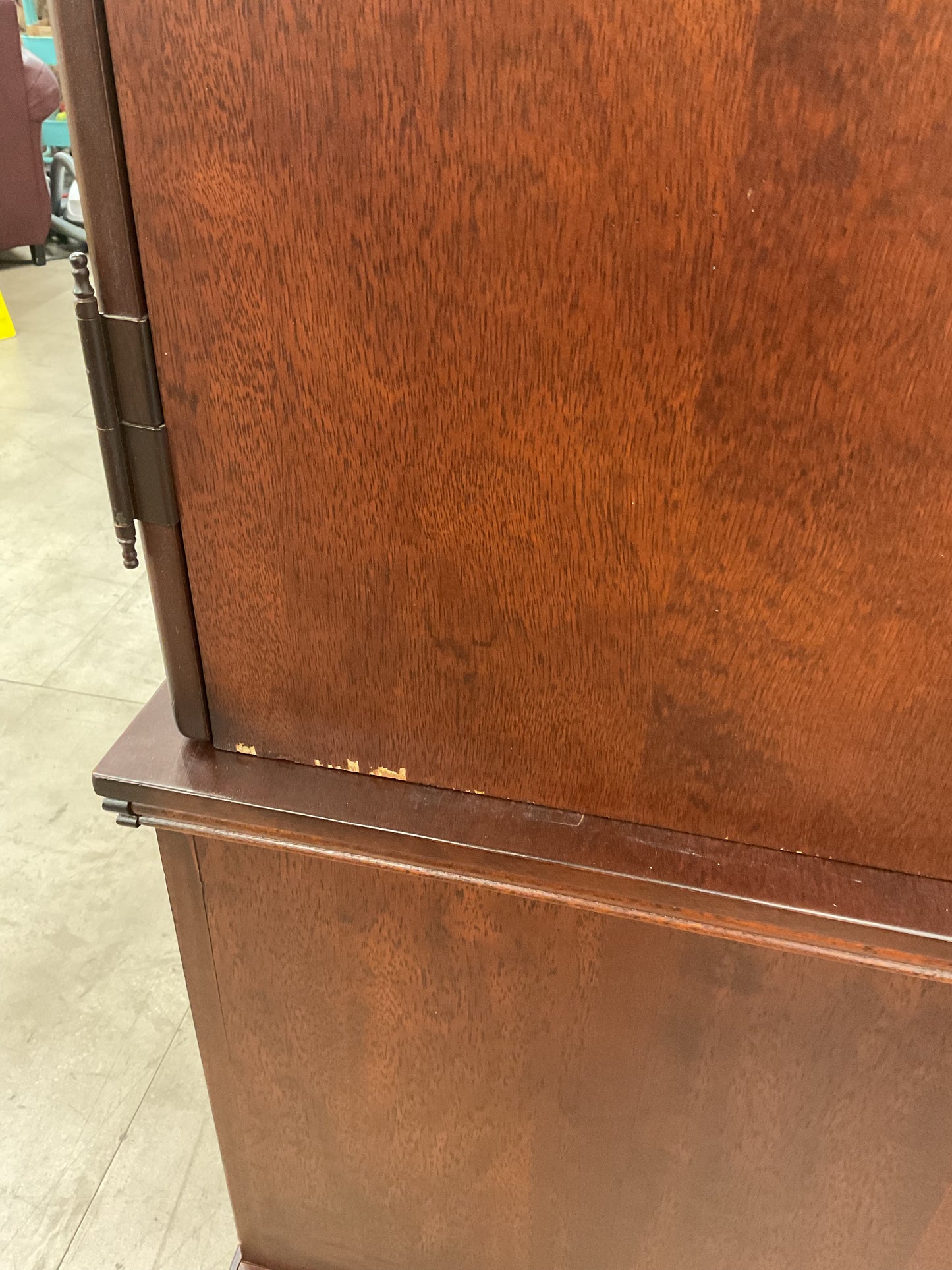 Dark Brown 2 Piece Armoire