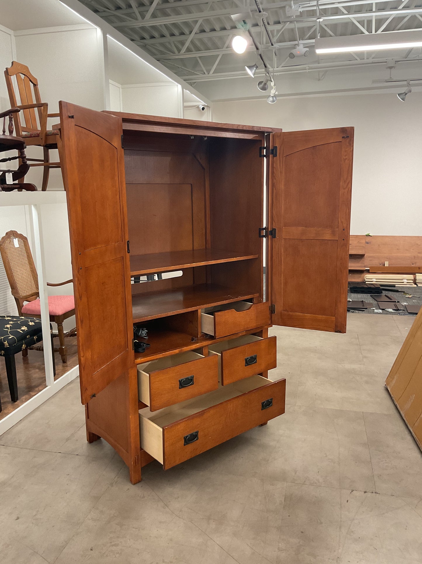 Winter Cabin Armoire