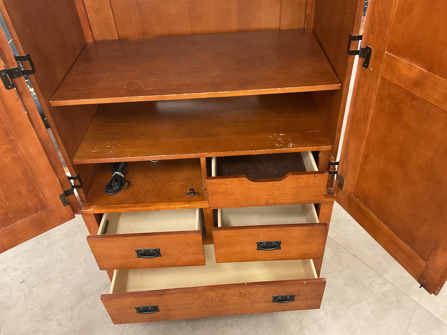 Winter Cabin Armoire