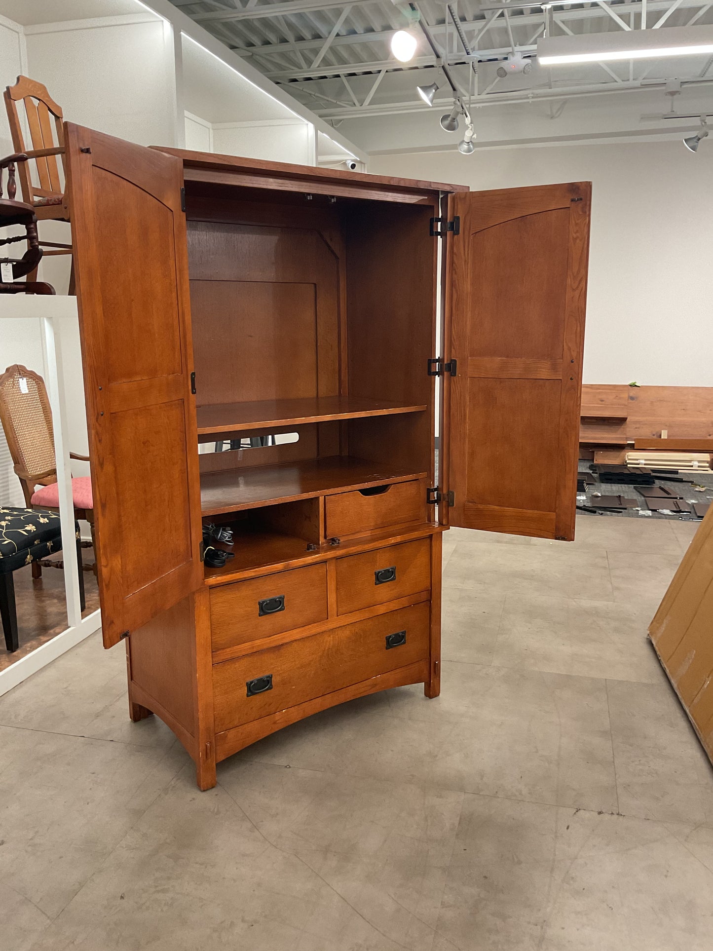 Winter Cabin Armoire
