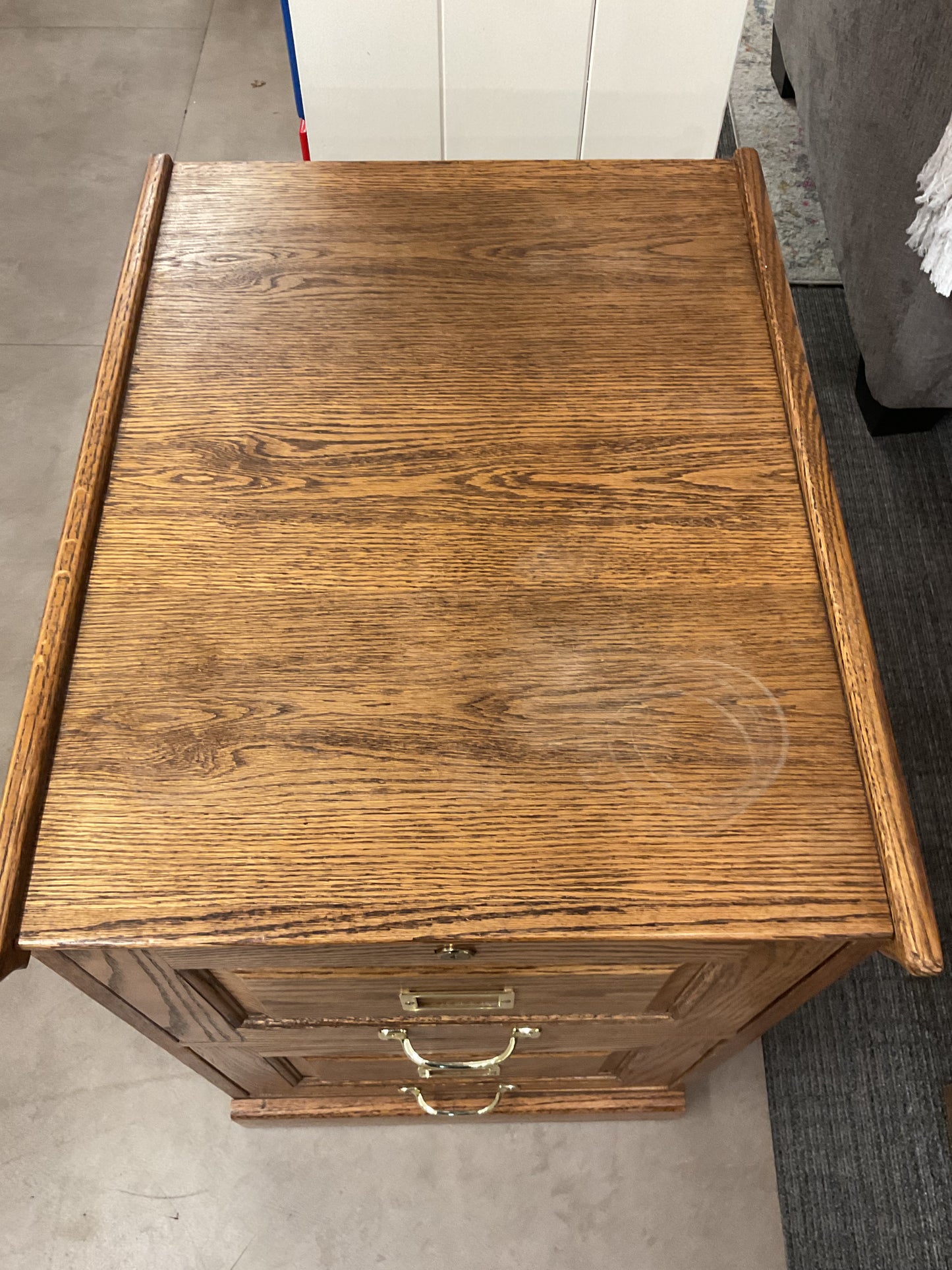 Ollie’s Oak file cabinet