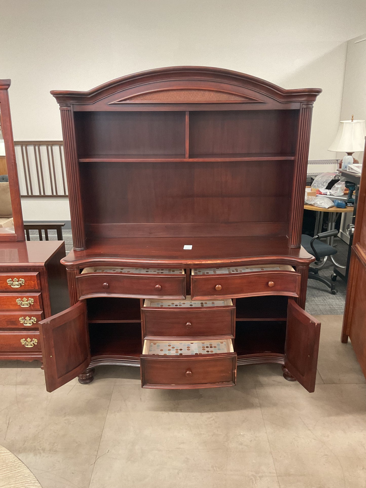 Mooney’s dresser with hutch top