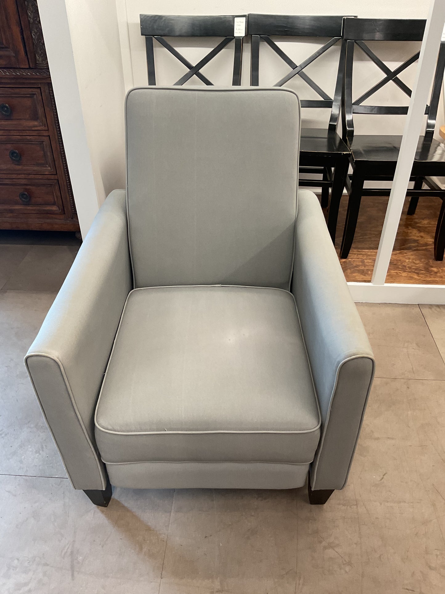 Sleek Grey Chair