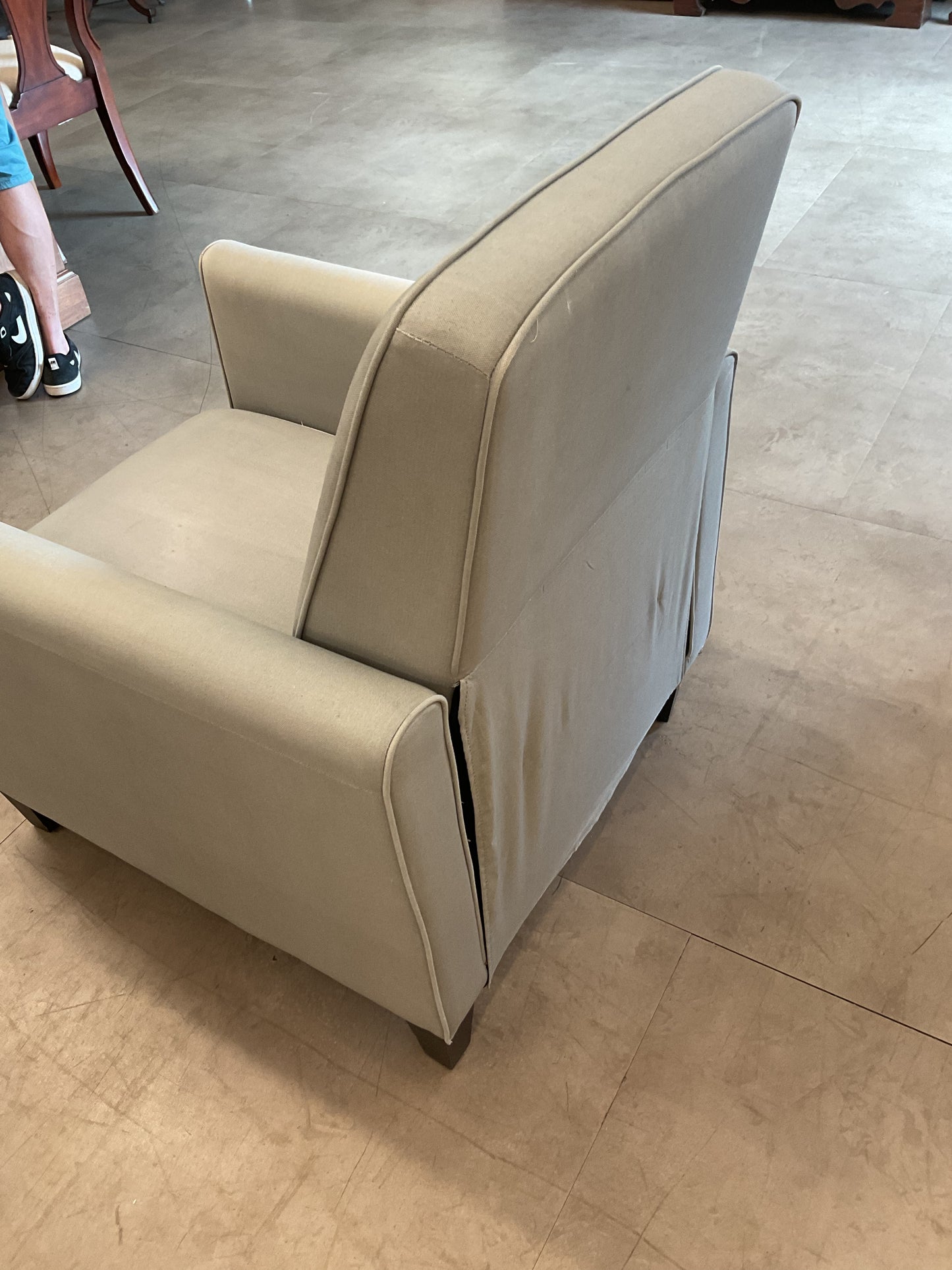 Sleek Grey Chair