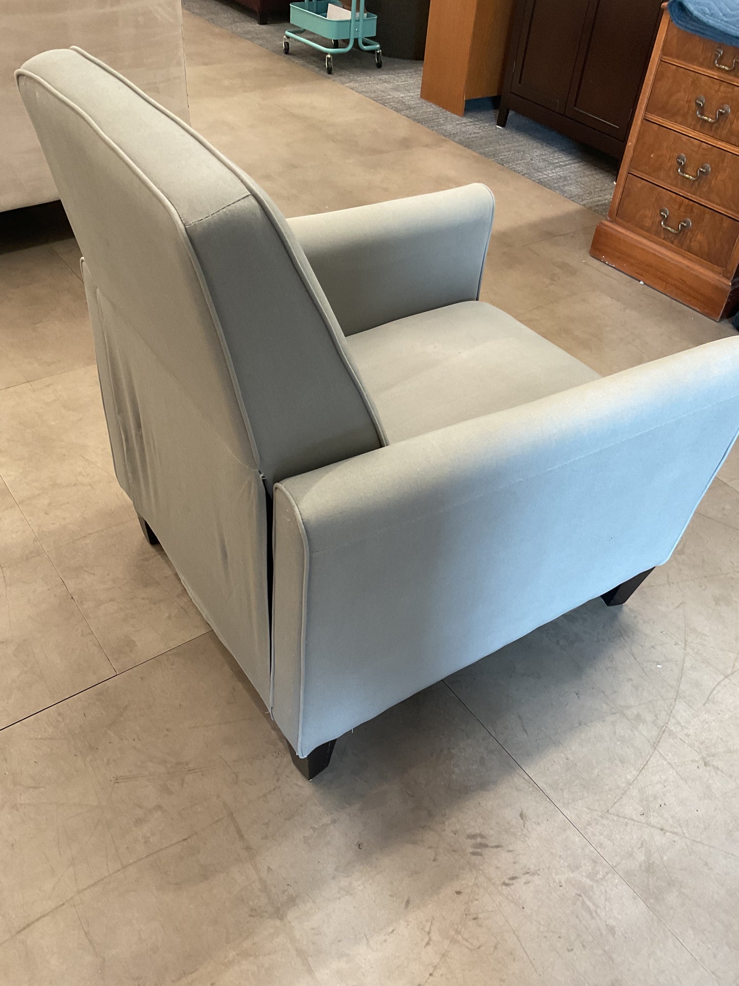 Sleek Grey Chair