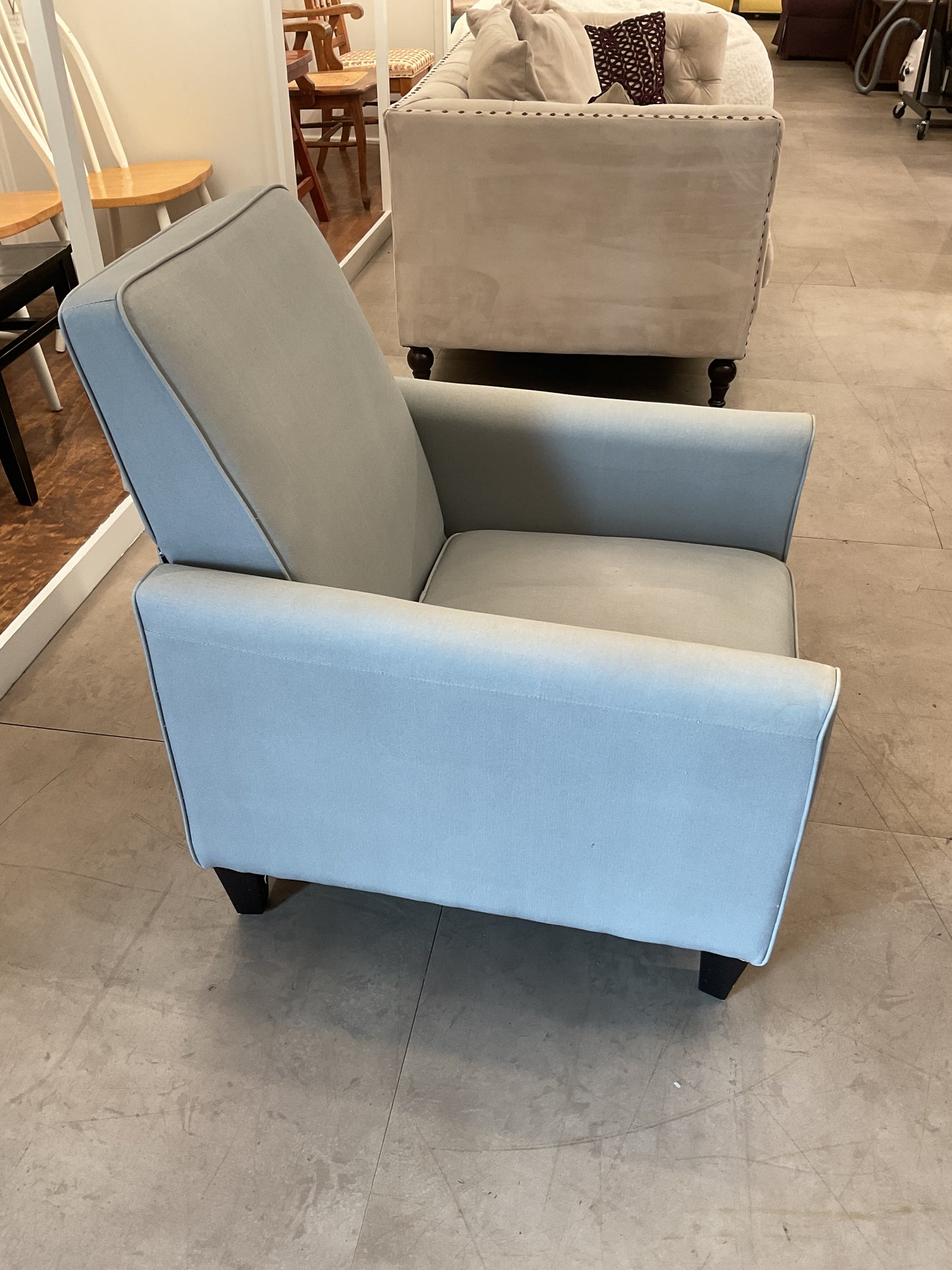 Sleek Grey Chair