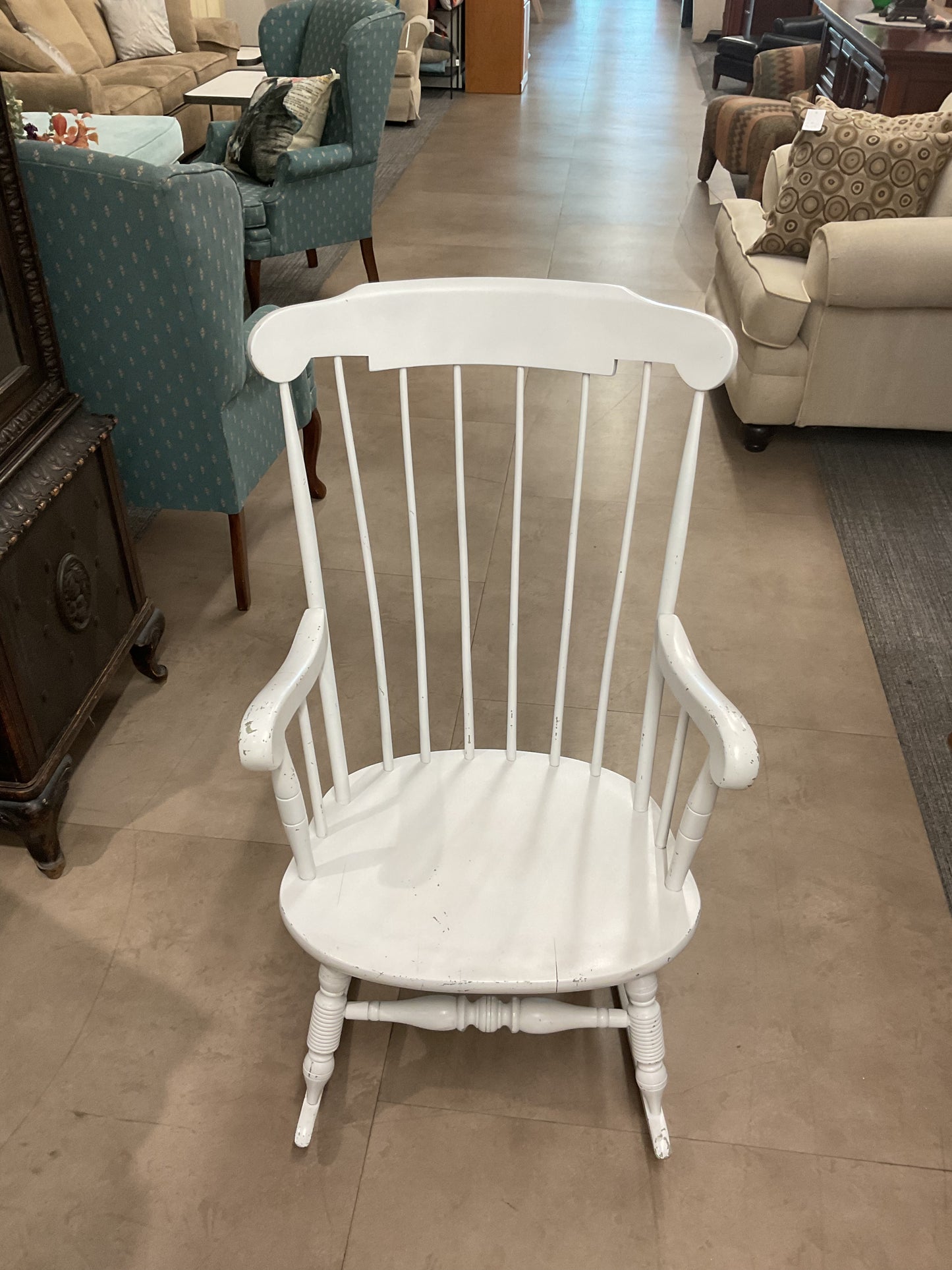 Painted White Rocker