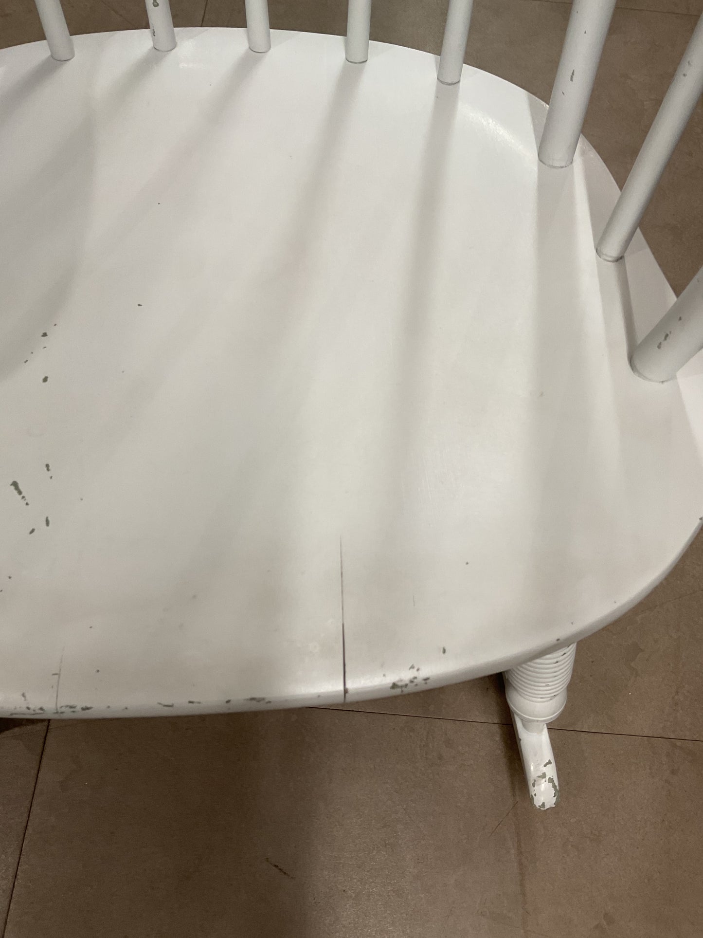 Painted White Rocker