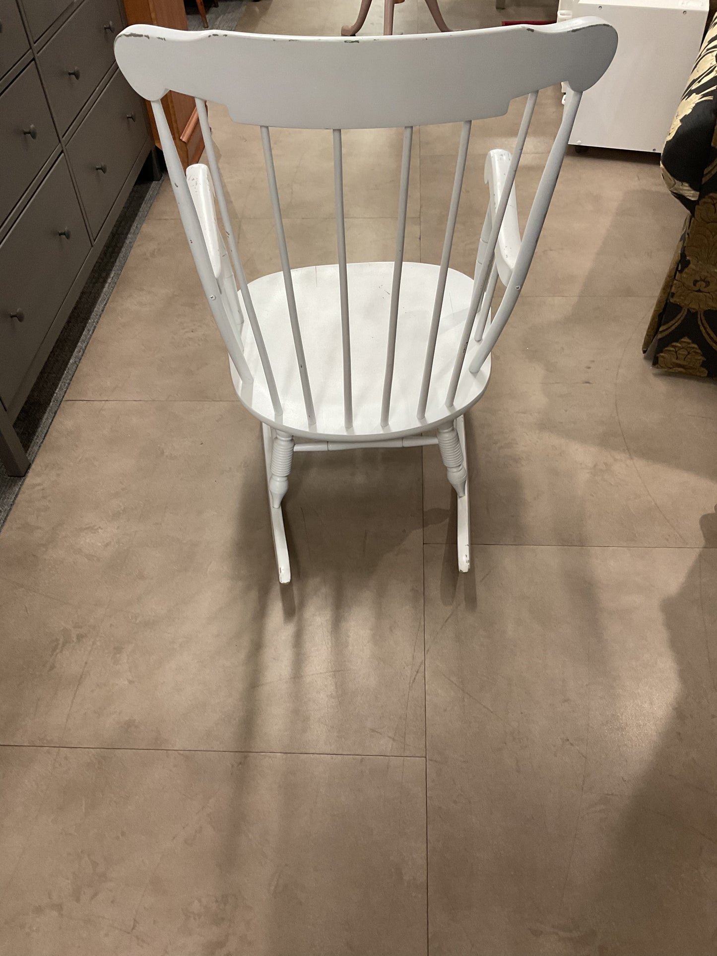 Painted White Rocker