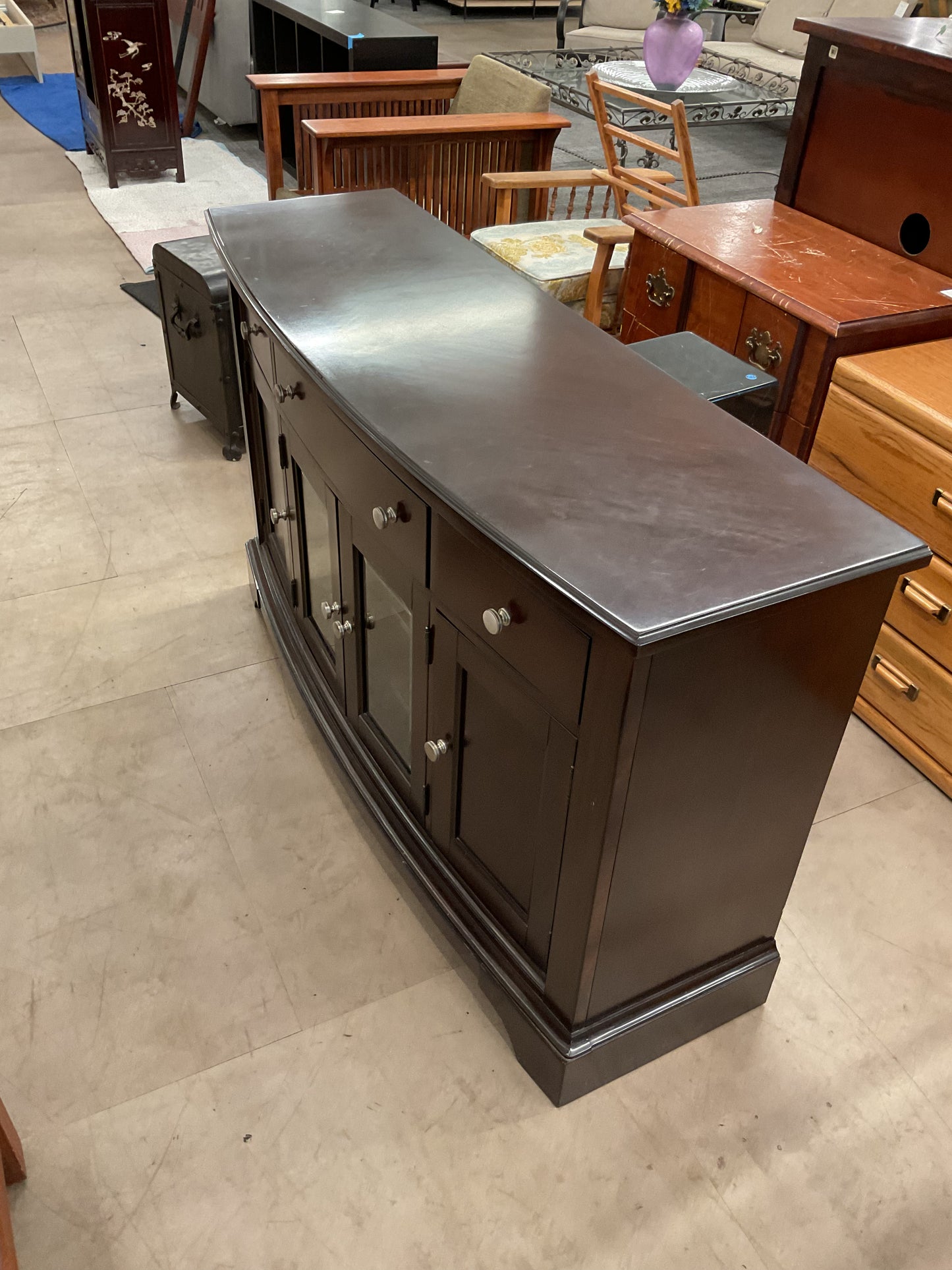 Dark Wood Side Board