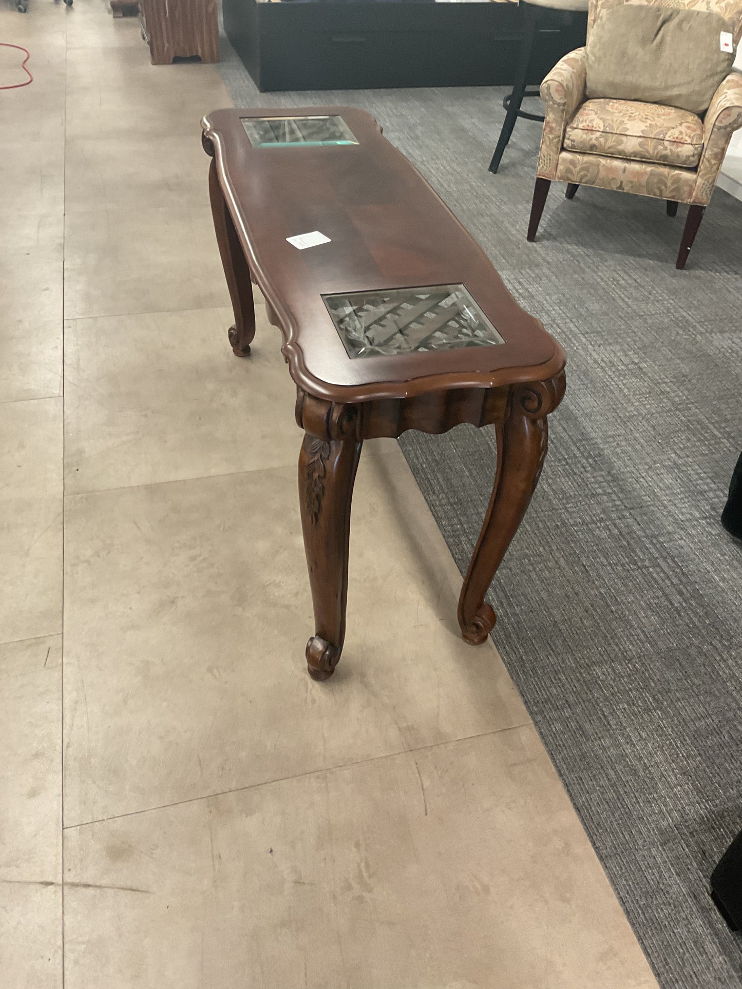 Dark Wood Sofa Table