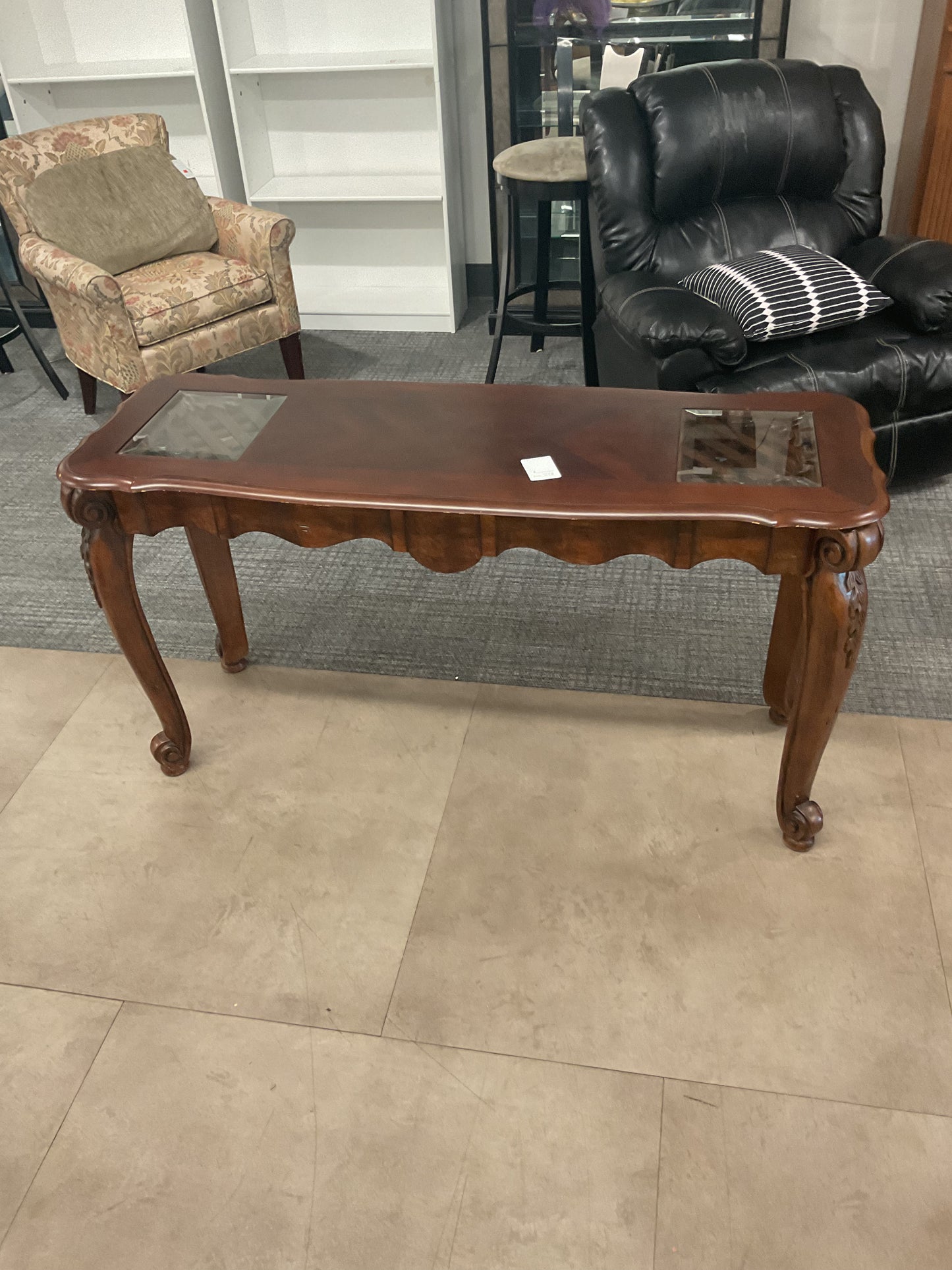 Dark Wood Sofa Table