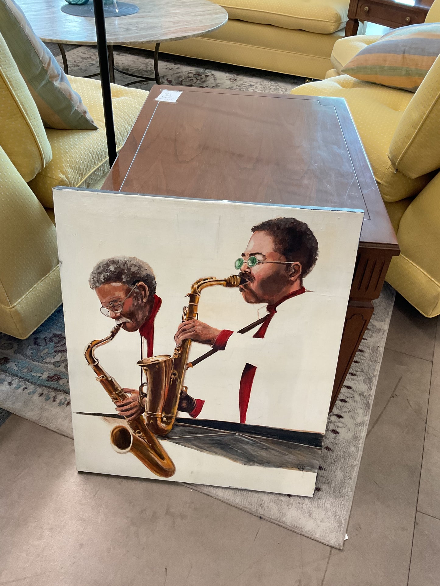 Saxophone Canvas