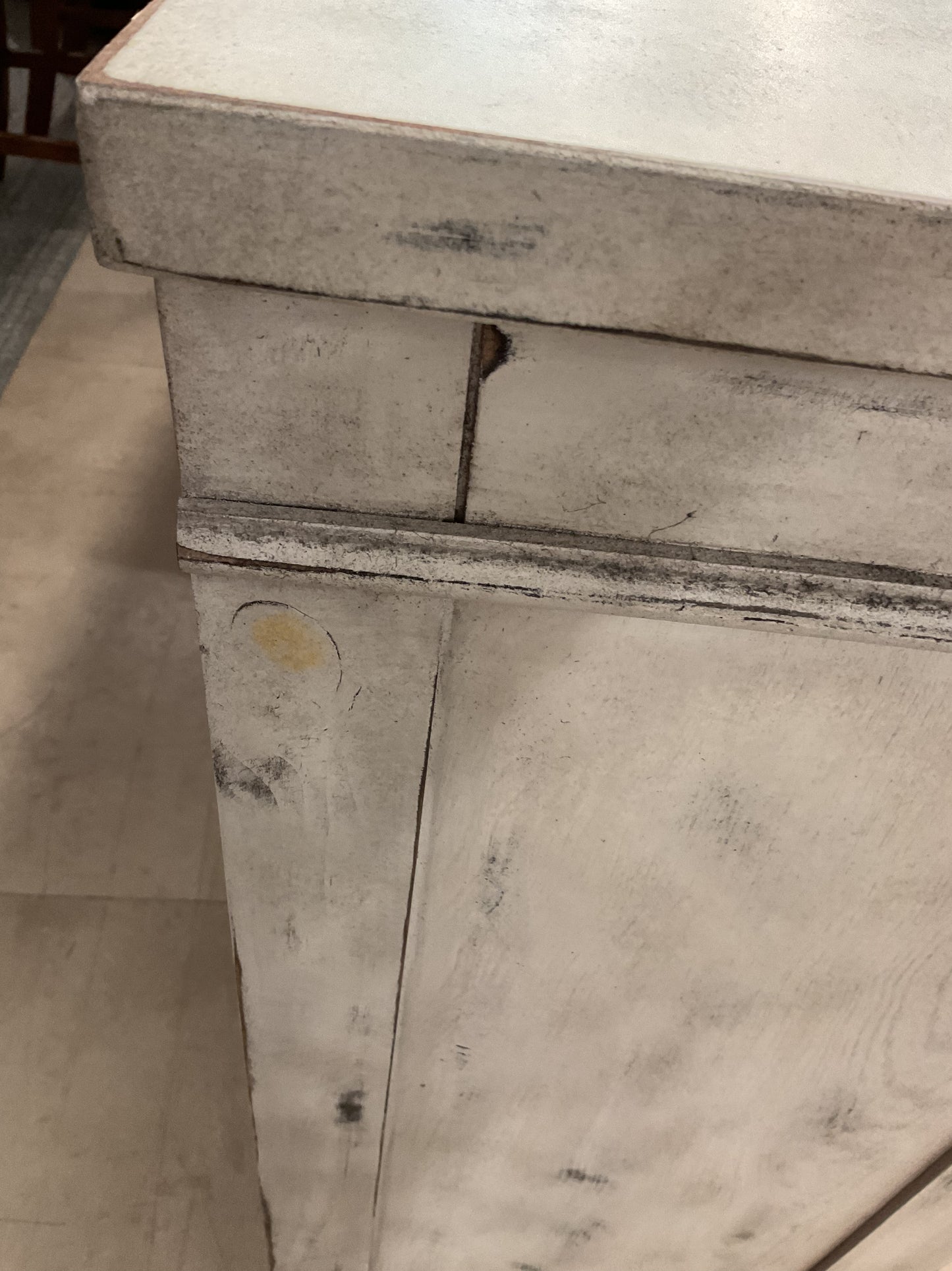 Brushed White Credenza