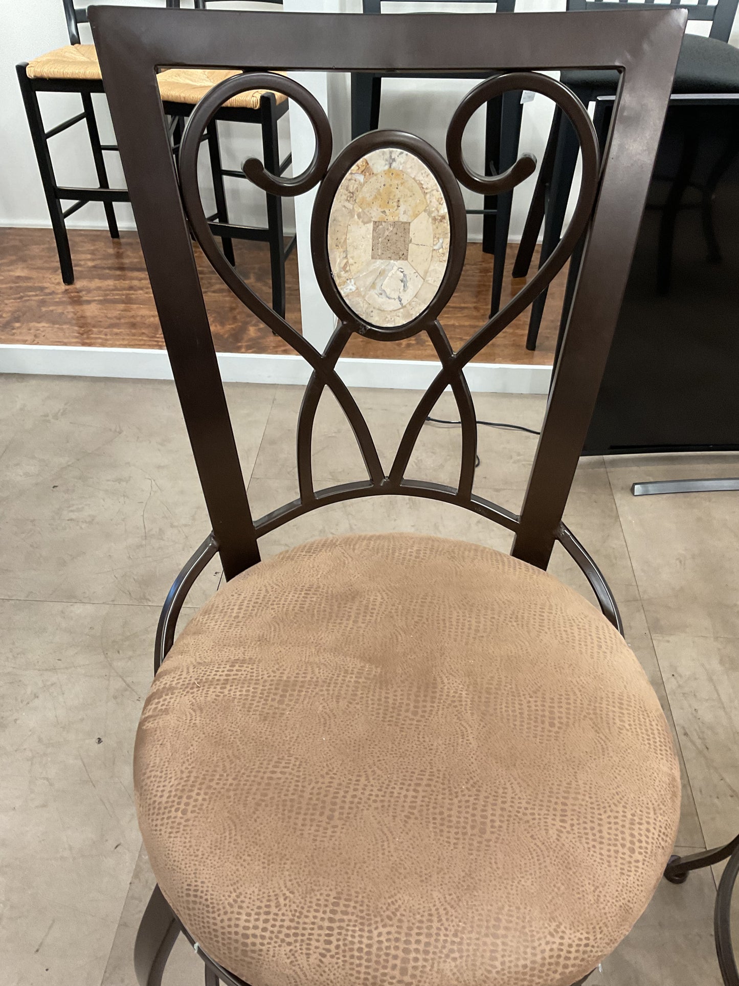 Curved Swivel Stools