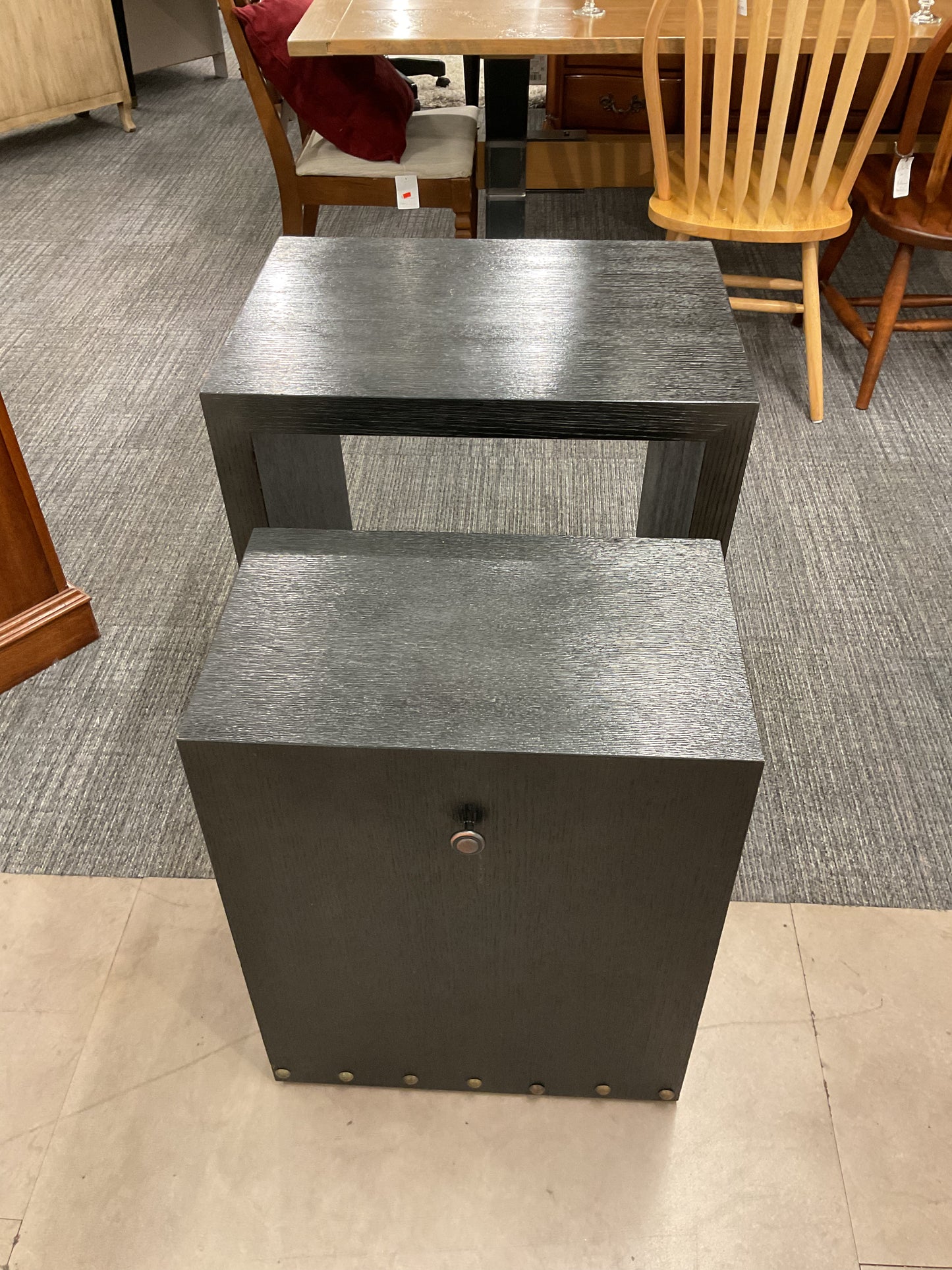 Black Nesting Table