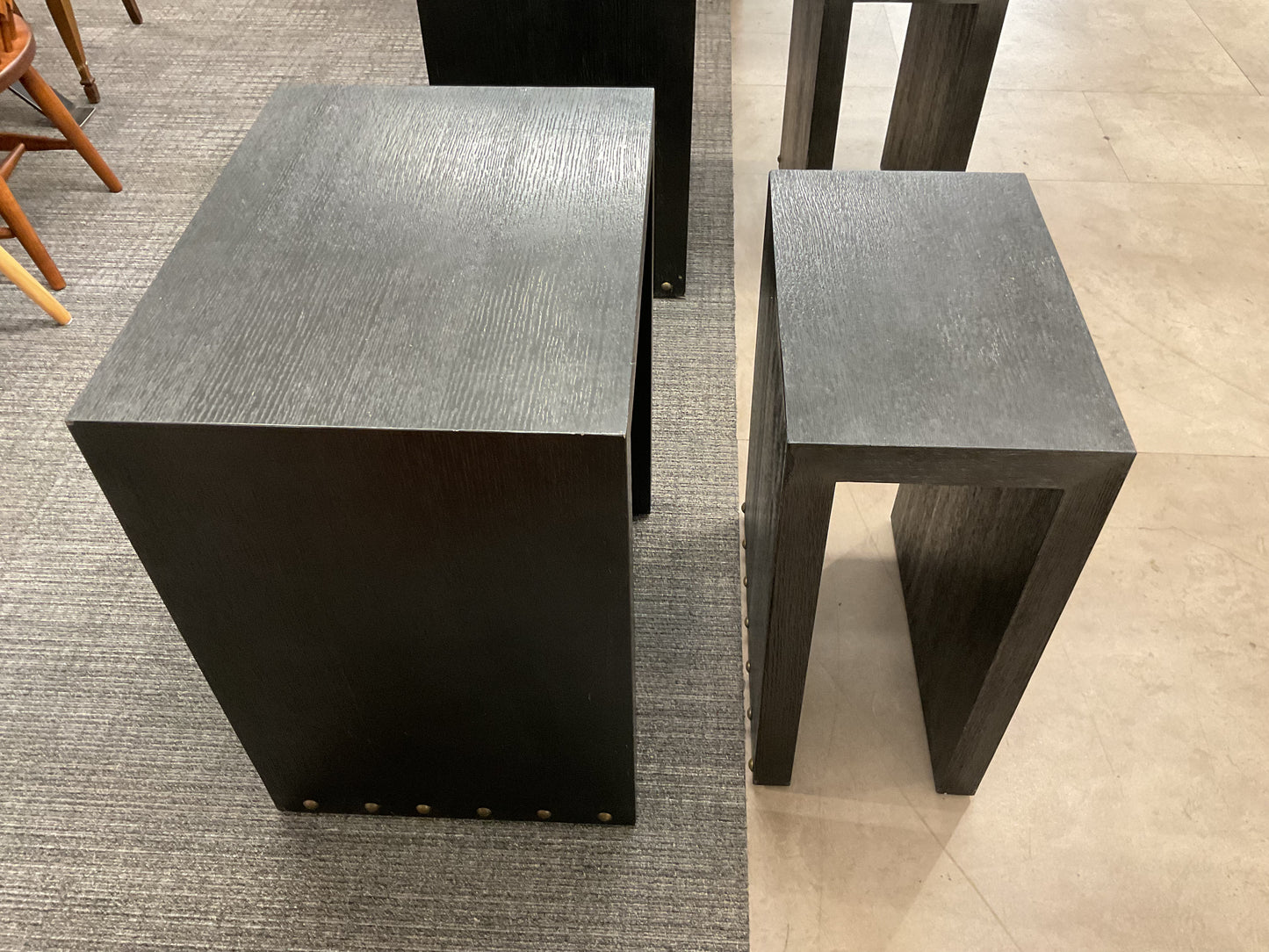 Black Nesting Table