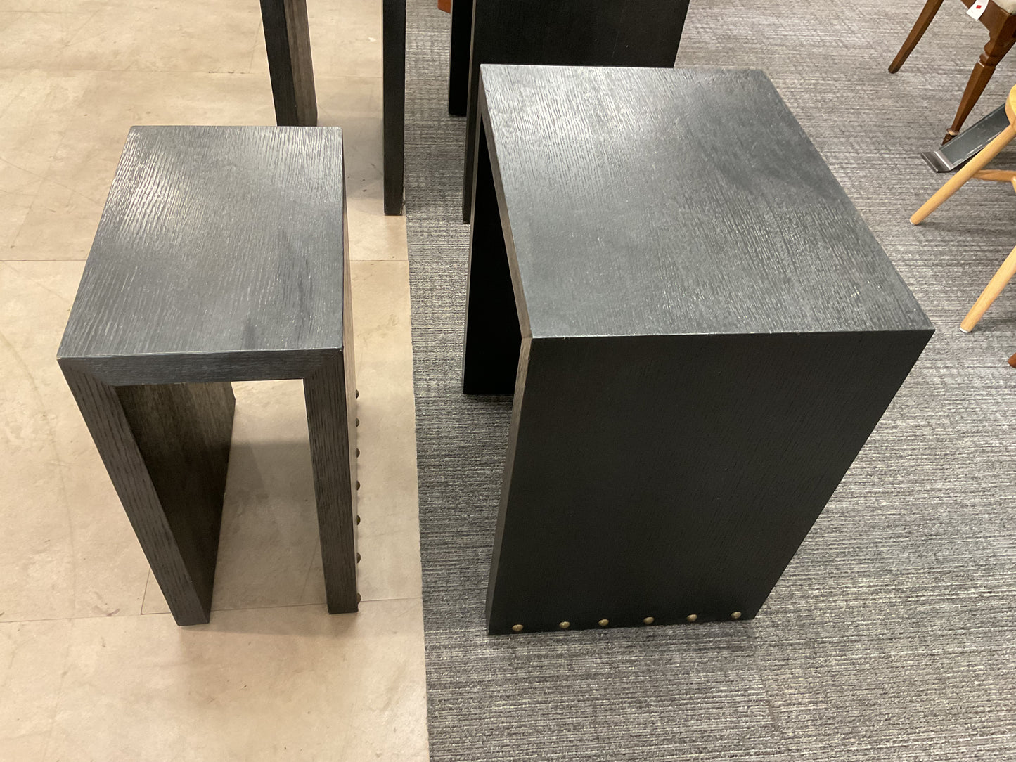 Black Nesting Table
