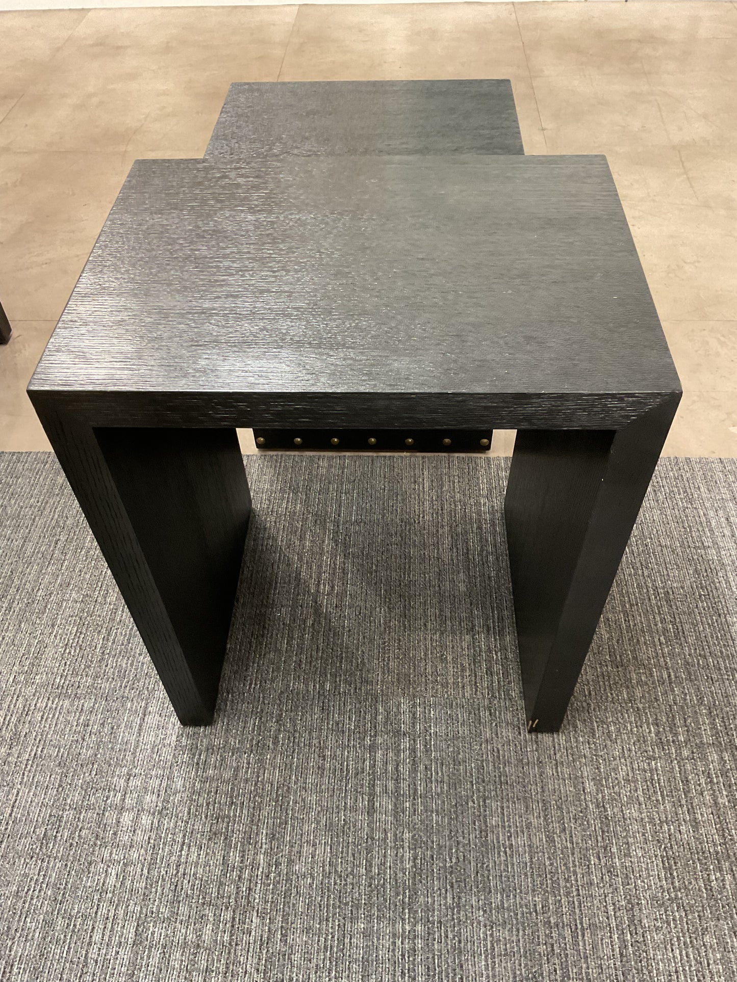 Black Nesting Table