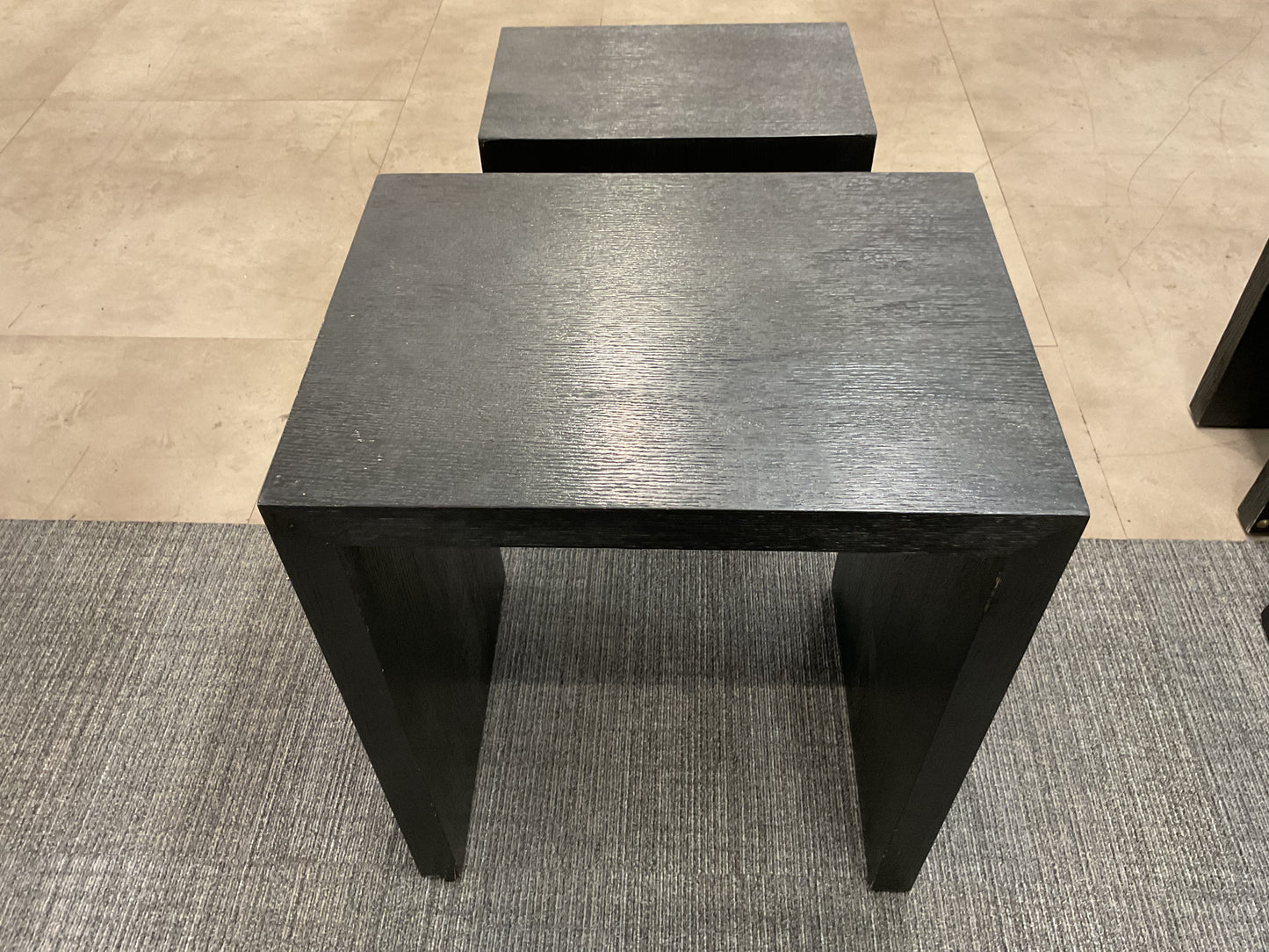 Black Nesting Table