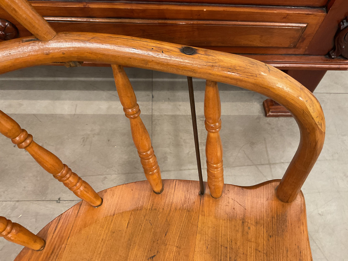 Colonial Era Bent Wood Chair Pair