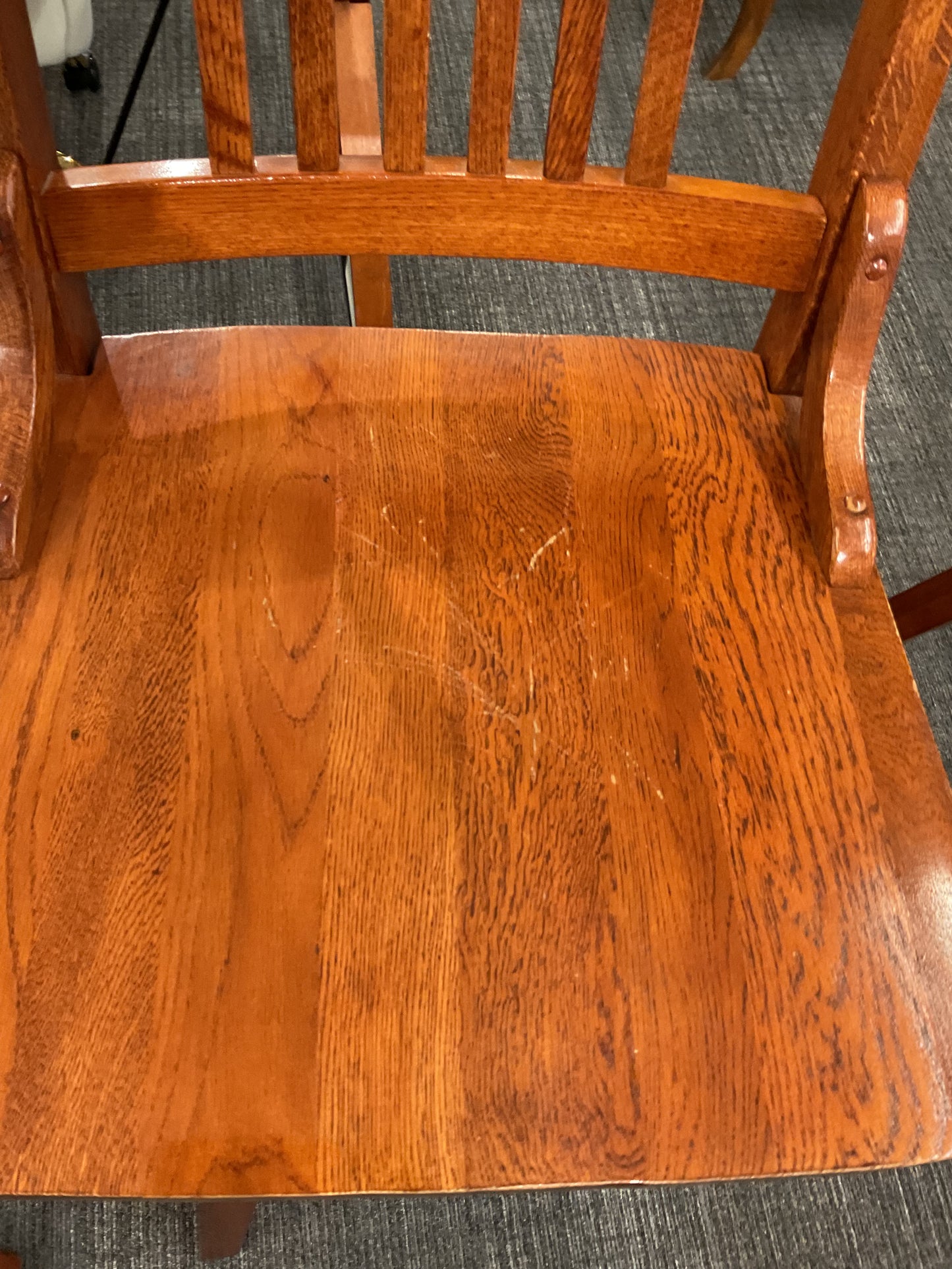 Wood Swivel Chair