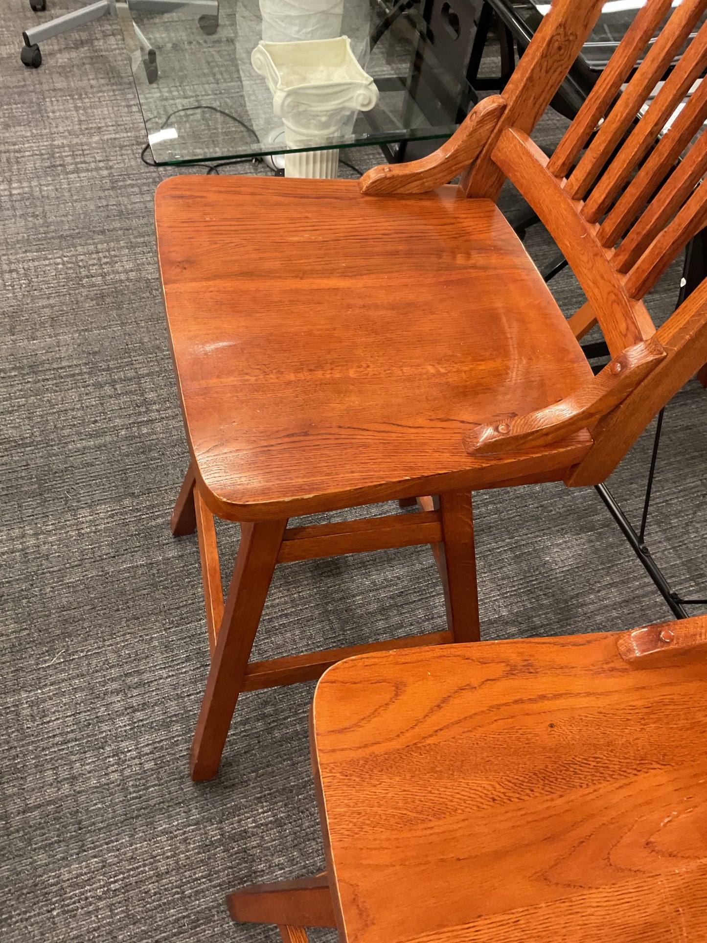 Wood Swivel Chair