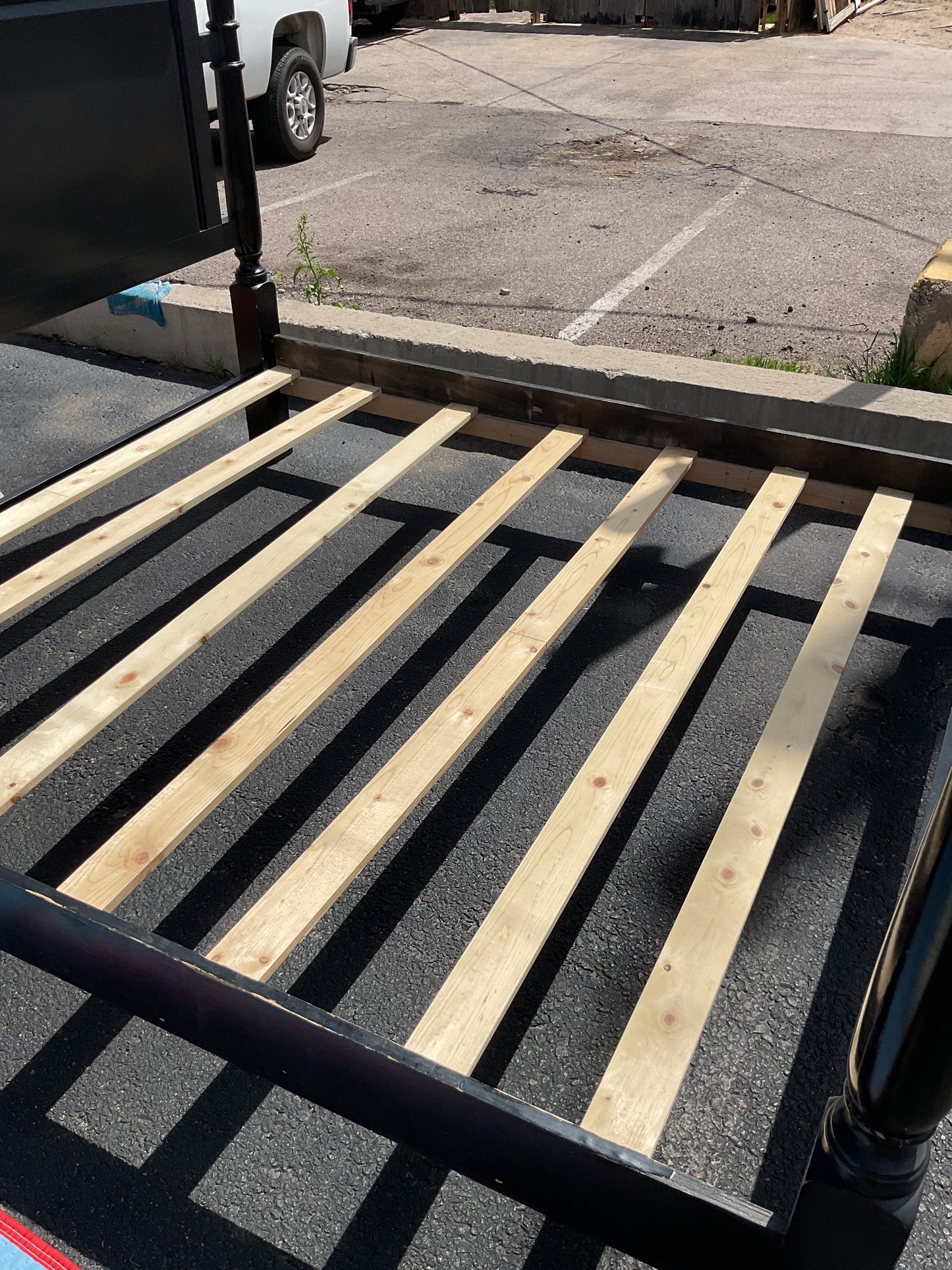 Black Gothic King Bed Frame (B163)