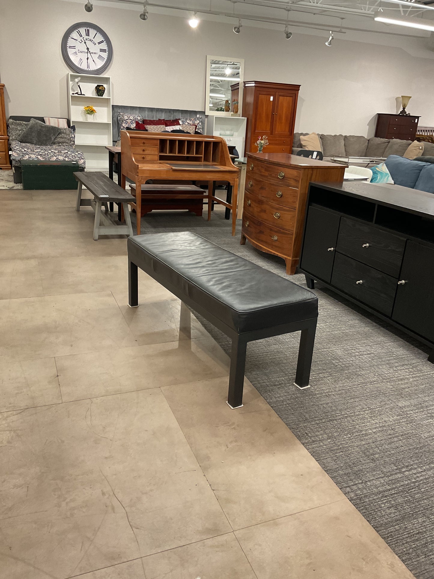 Black Time Out Bench