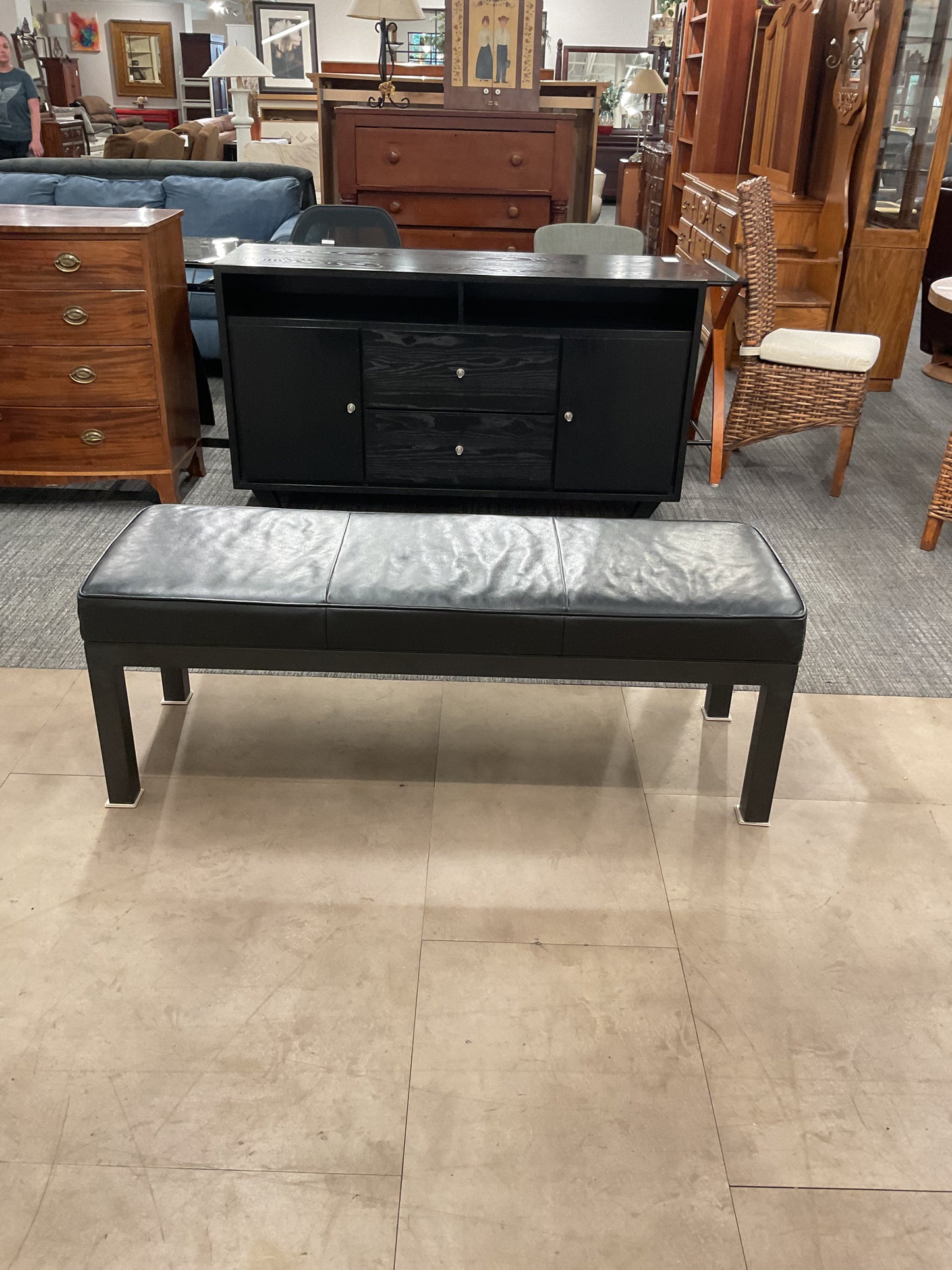 Black Time Out Bench