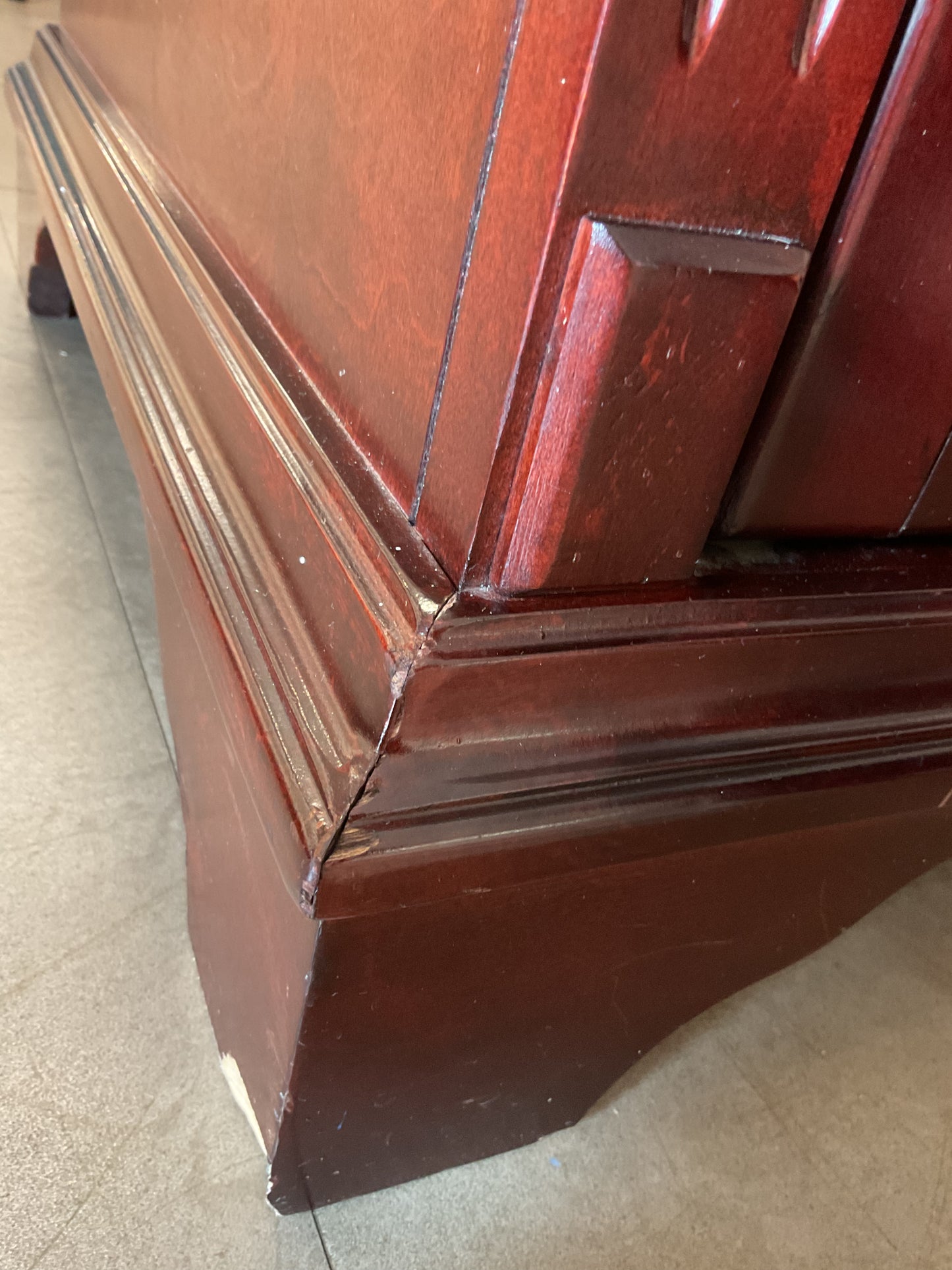 Mahogany TV Cabinet