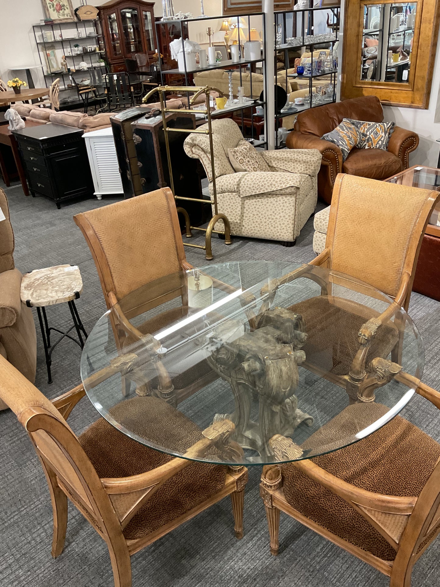 Hollywood Regency Dining Set