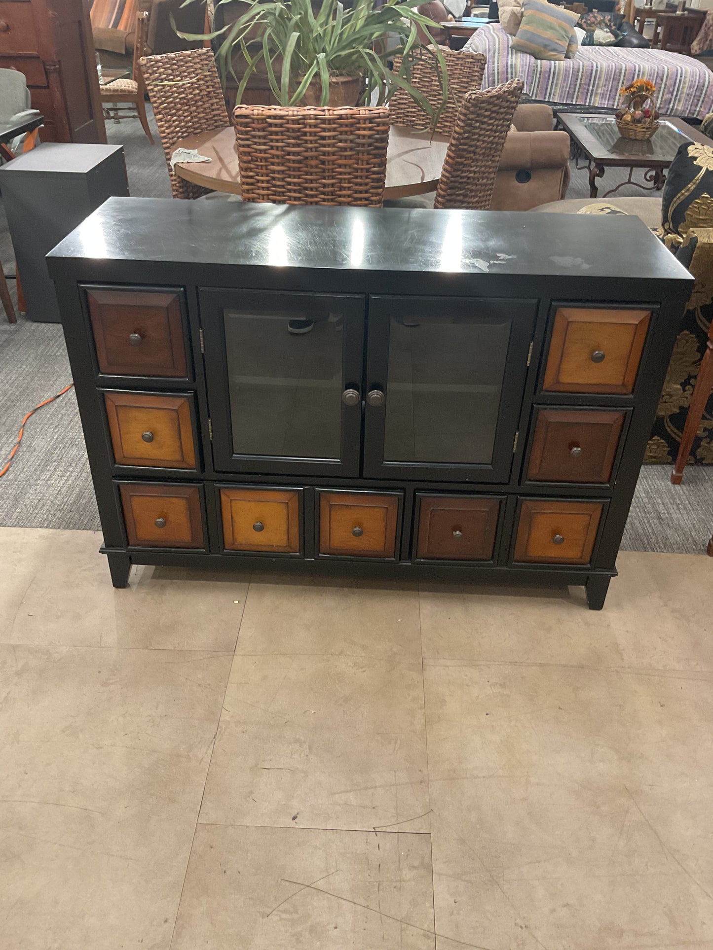Square Face Entertainment Center
