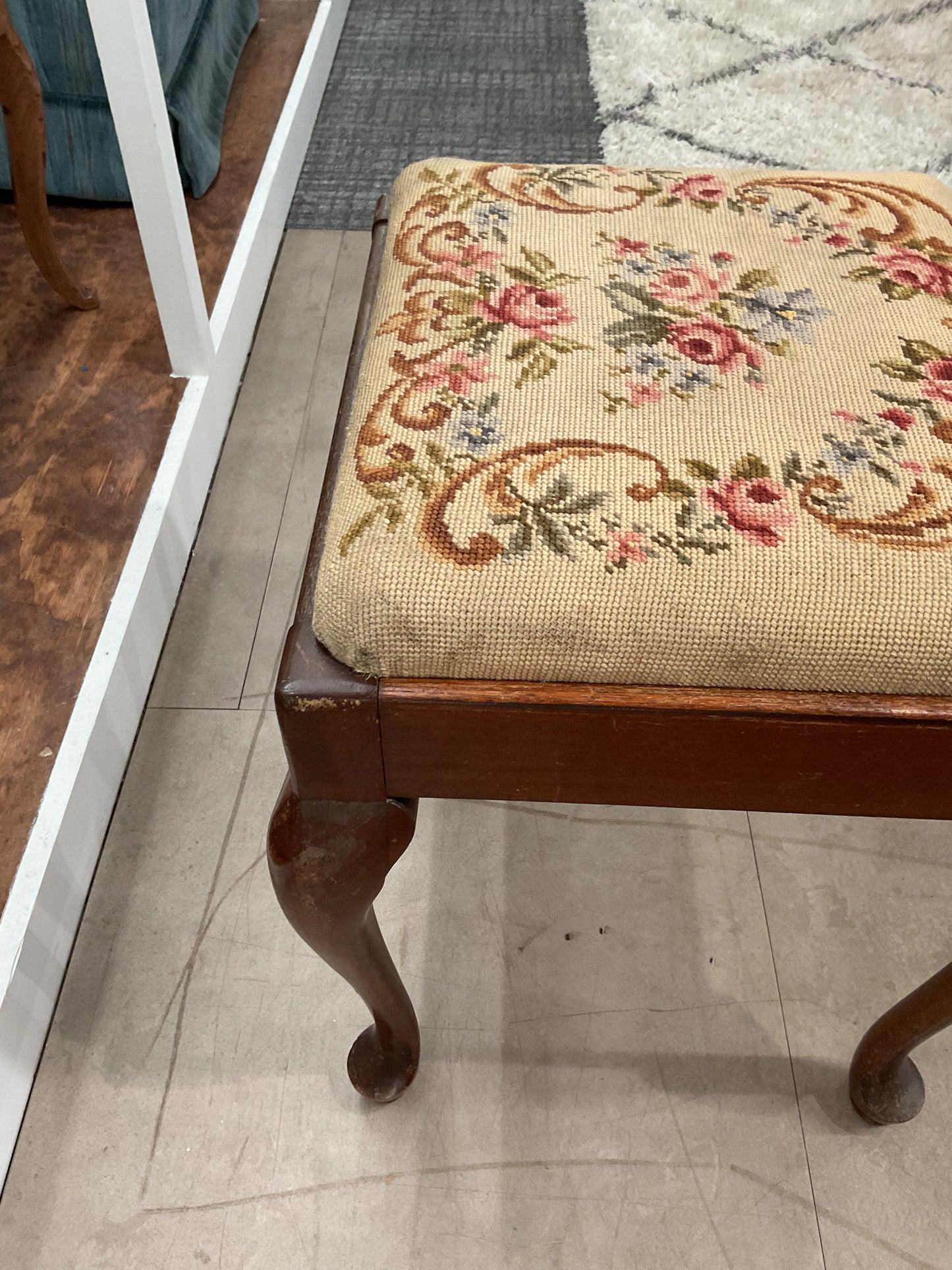 Embroidered Stool