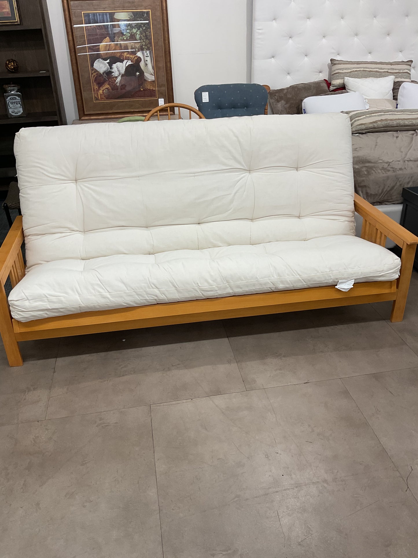 Light Wood Futon