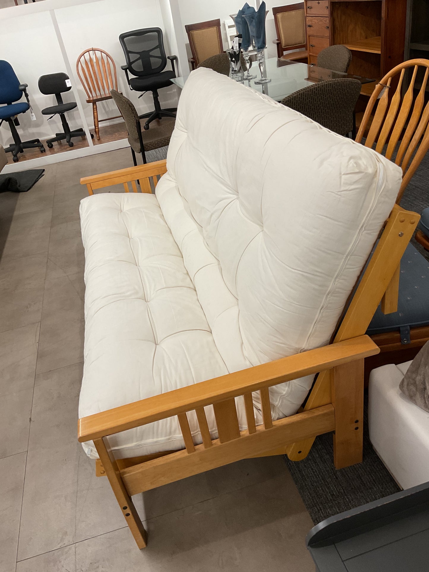 Light Wood Futon
