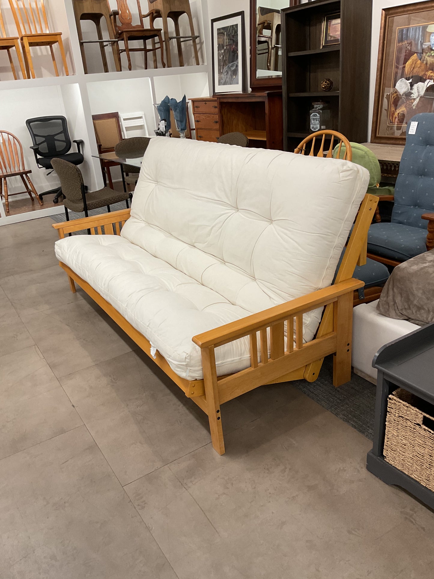 Light Wood Futon