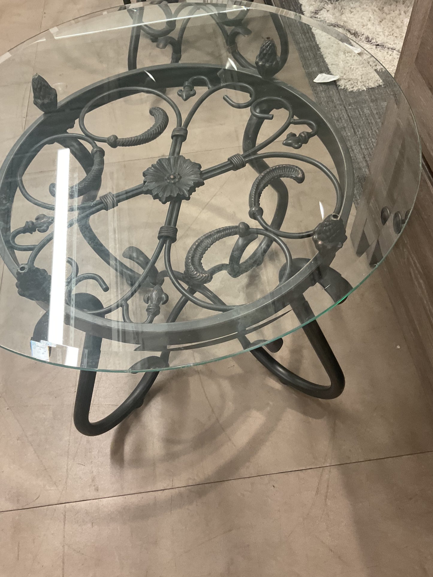 Iron Side Table